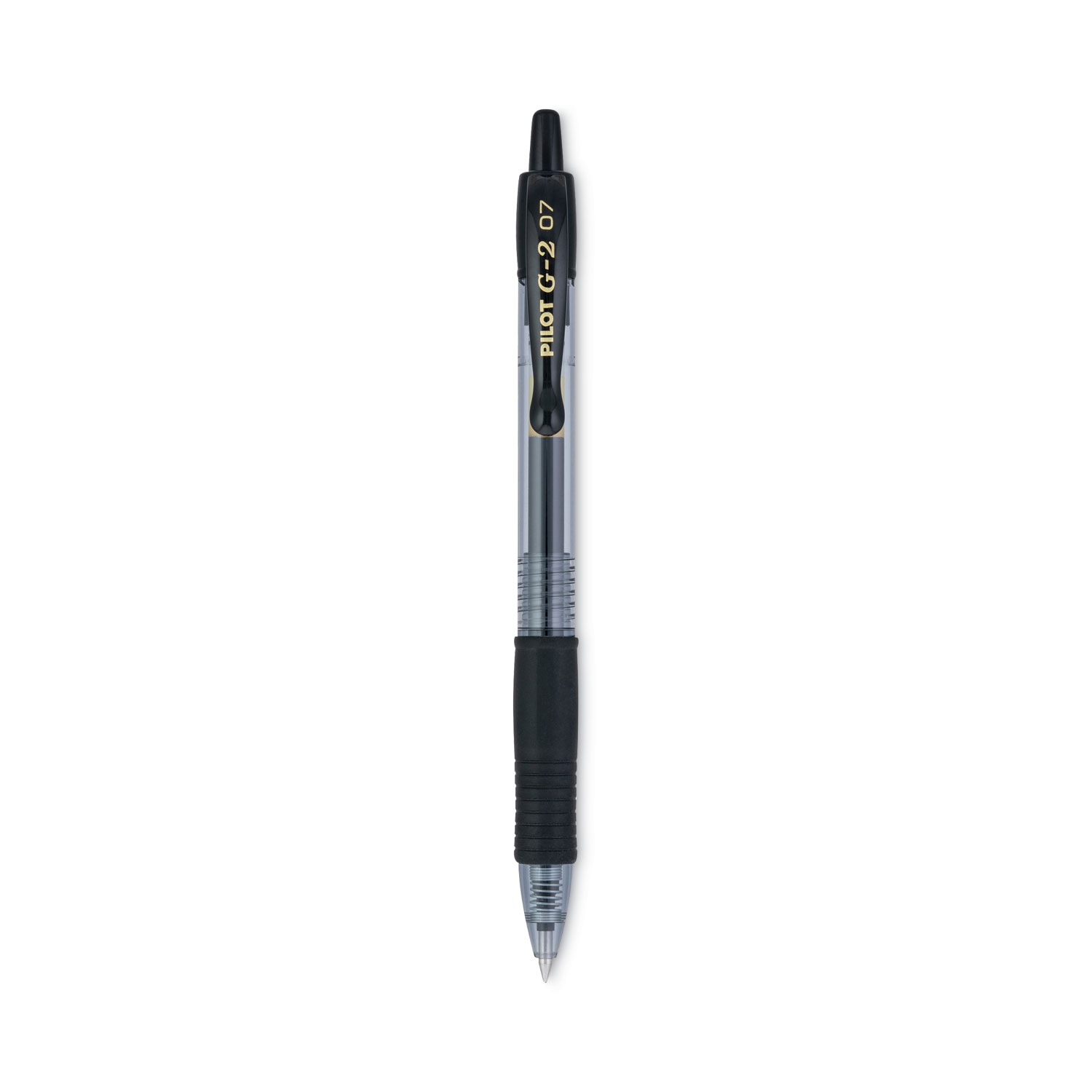 G2 Premium Gel Pen, Retractable, Fine 0.7 mm, Black Ink, Smoke