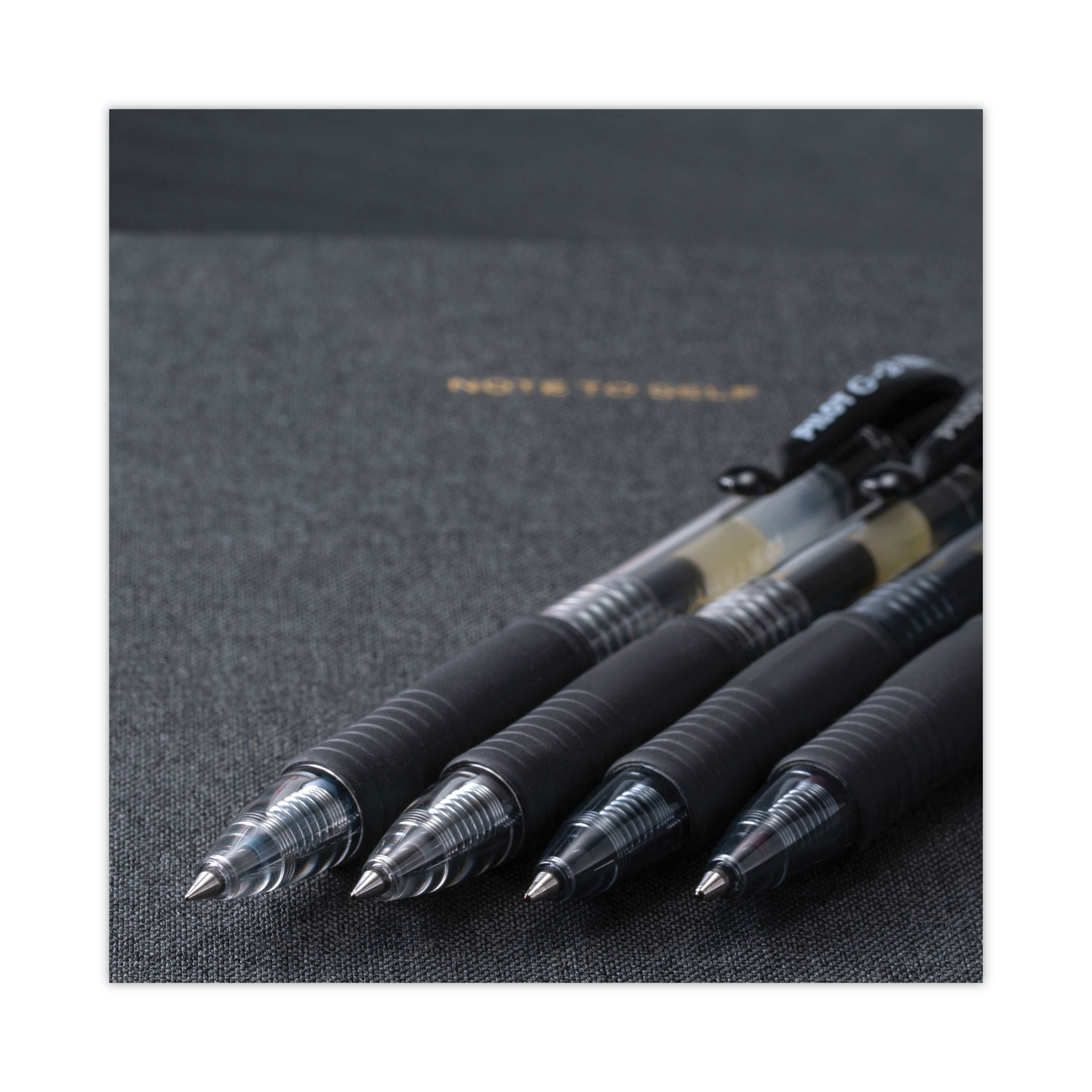 Pilot, G2 Premium Gel Roller Pens, Ultra Fine Point 0.38 mm, Pack of 5,  Black