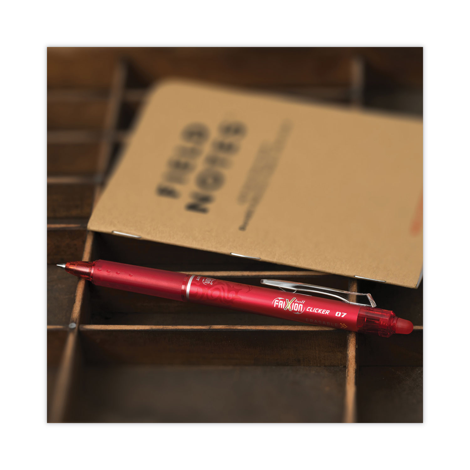 Pilot Frixion Clicker Erasable Gel Ink Retractable Pen, Assorted Ink, .7mm - 7 pack