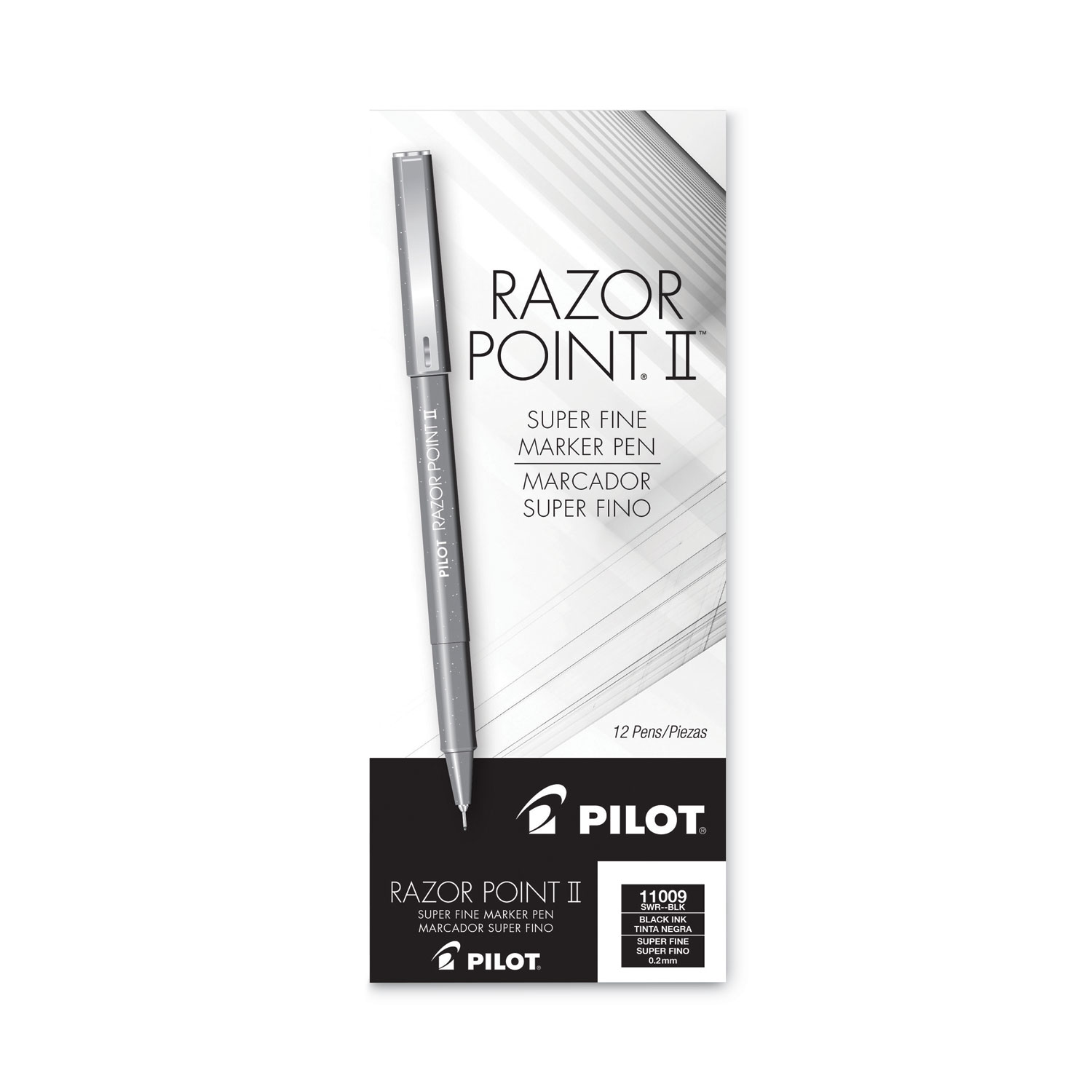 Pentel Porous Point Pen, Fine Tip, Black Barrel Ink