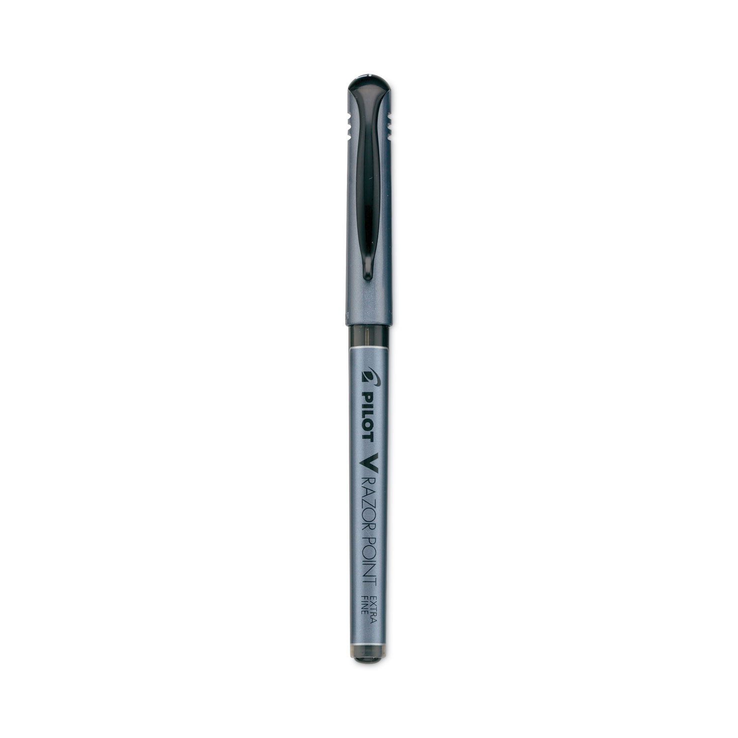 V Razor Point Liquid Ink Porous Point Pen, Stick, Extra-Fine 0.5 mm, Blue  Ink, Gray/Translucent Blue Barrel, Dozen - BOSS Office and Computer Products