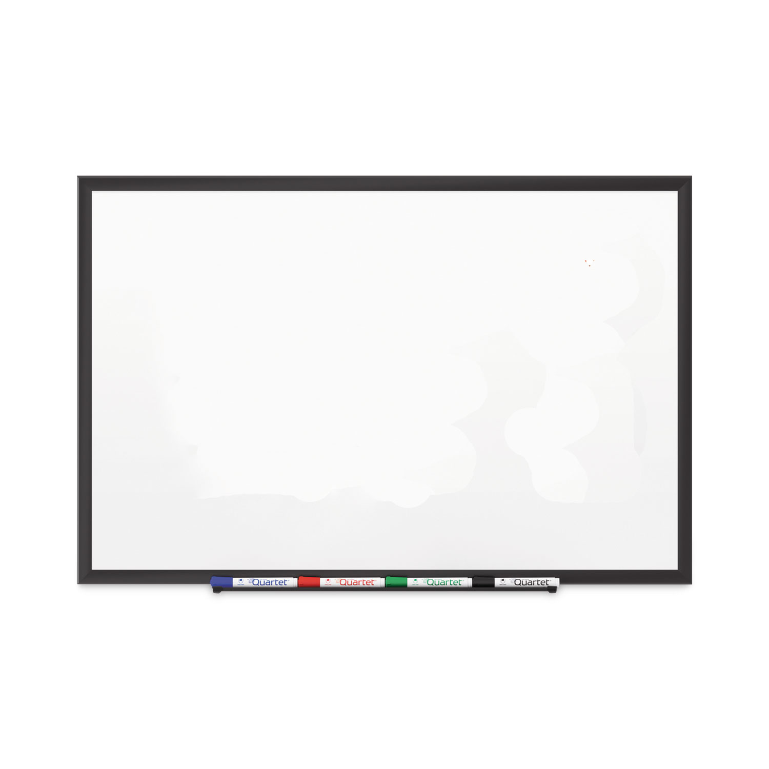 Classic Series Porcelain Dry Erase Board, 36 x 24, White Surface, Black Aluminum Frame
