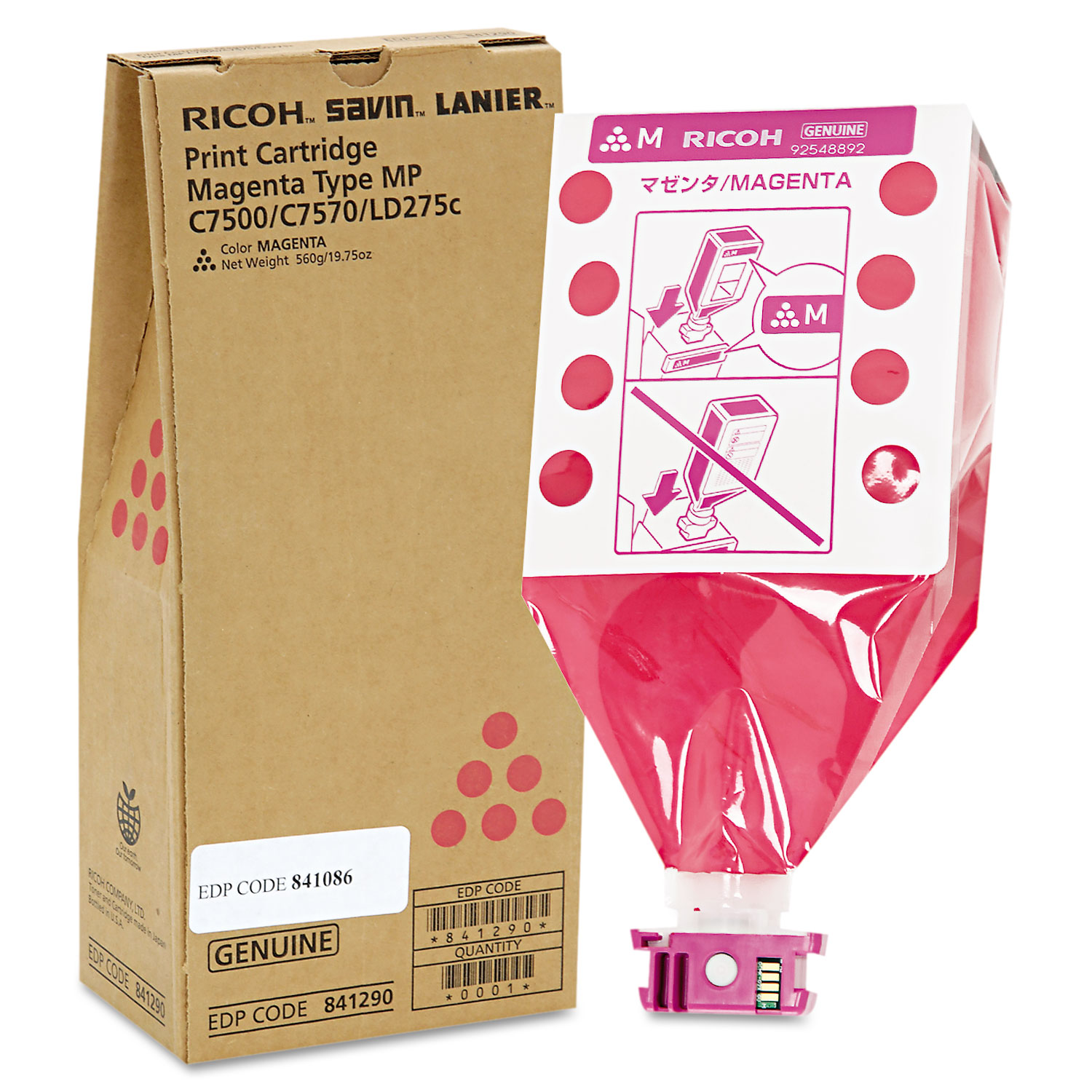 841086 Toner, 18000 Page-Yield, Magenta