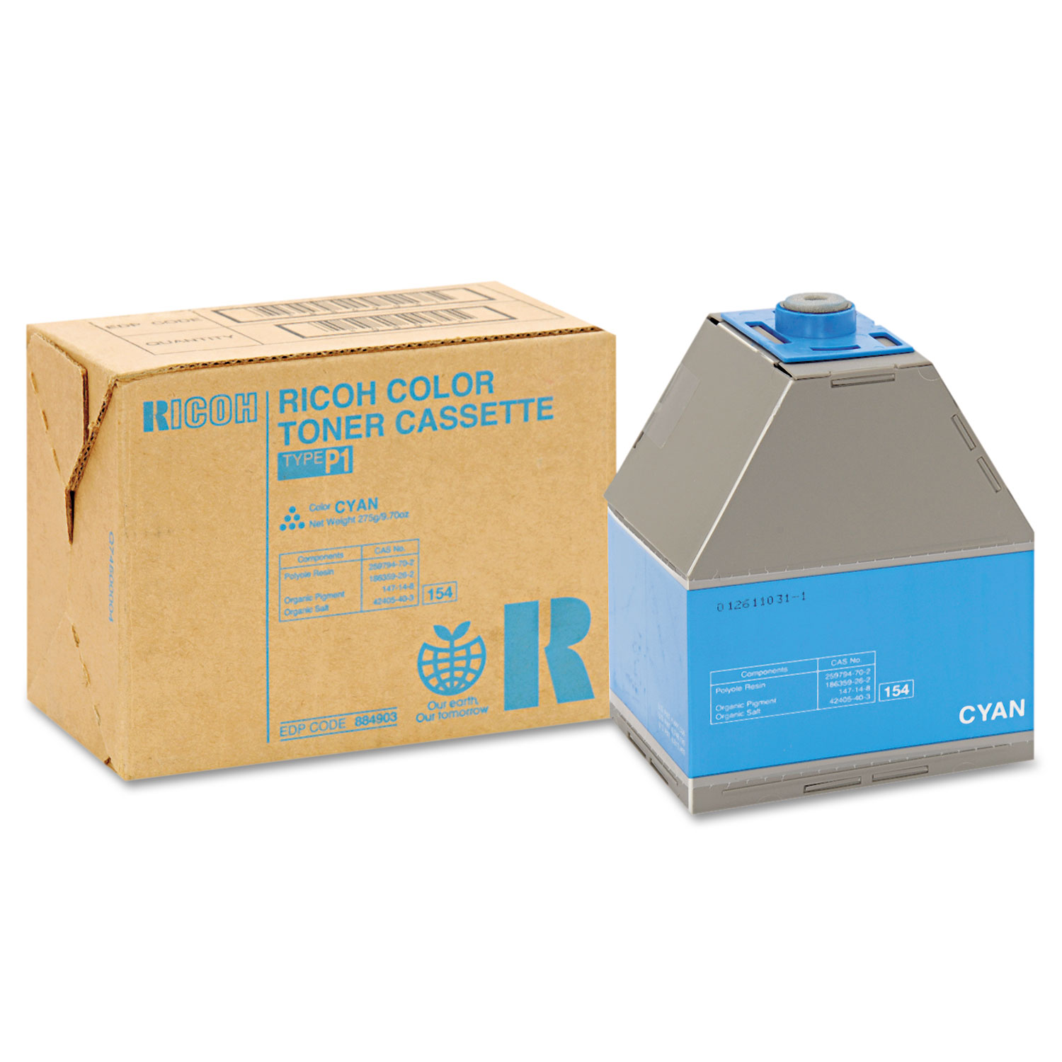 884903 Toner, 19000 Page-Yield, Cyan