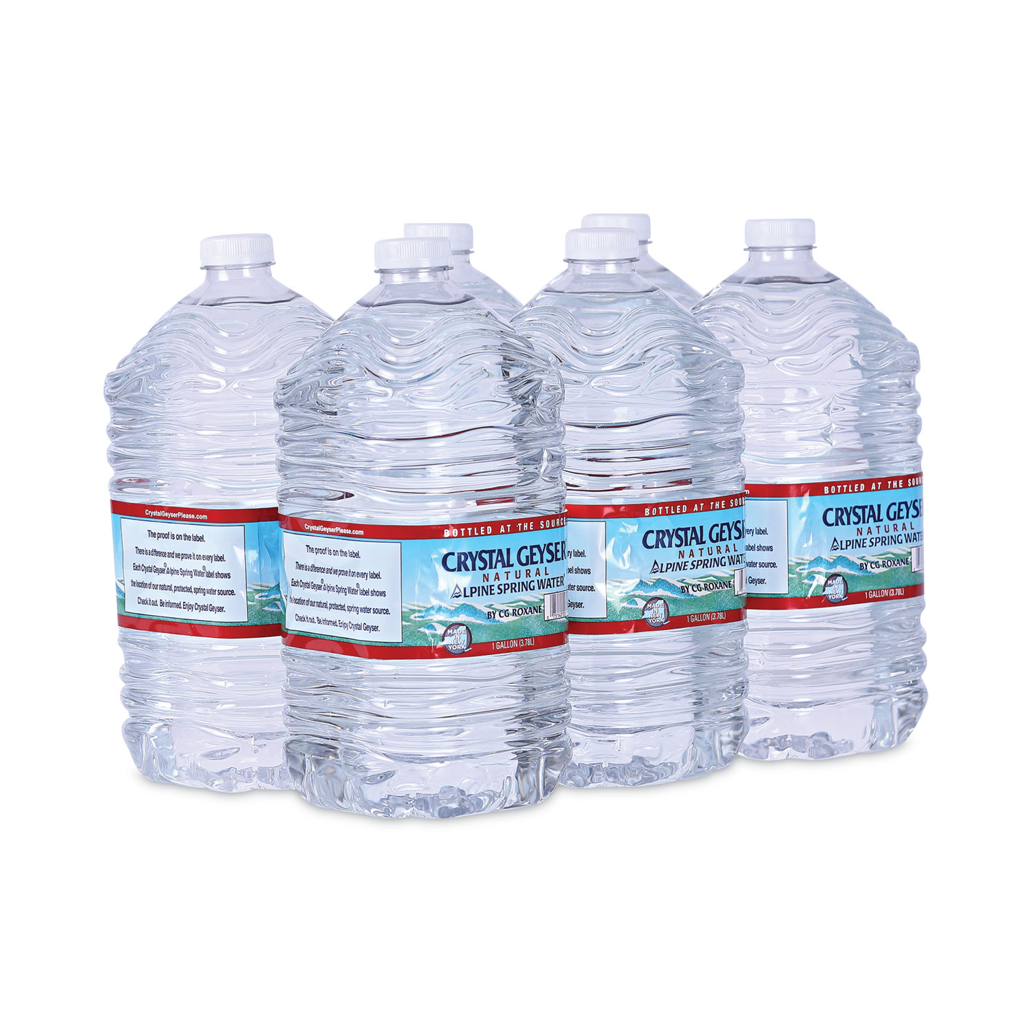 Crystal Geyser Natural Alpine Spring 8 Oz. Water Bottles, 30-Pack