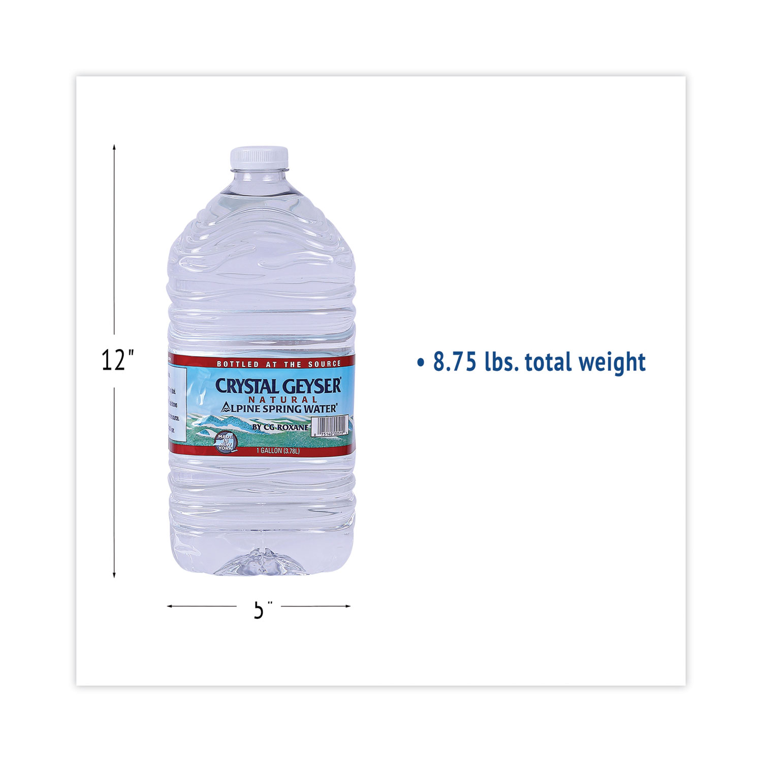 1 Gallon Distilled Water (6 ct)