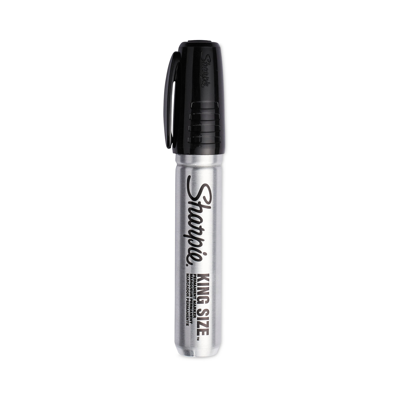 Sharpie Chisel Tip Permanent Marker, Broad, Black, 36/Pack