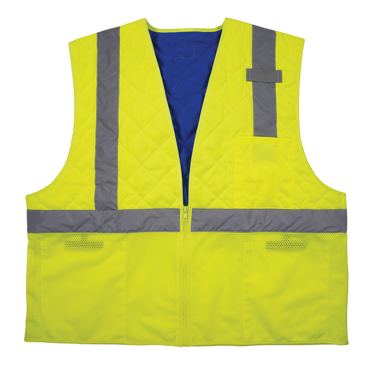 Chill-Its 6668 Class 2 Hi-Vis Safety Cooling Vest, Polymer, X-Large, Lime