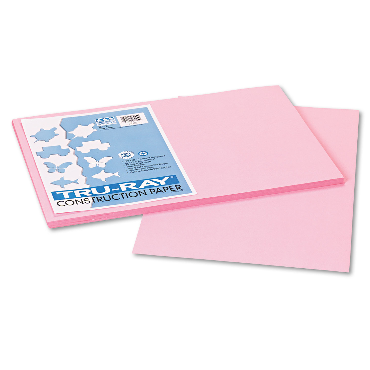 Pacon Corporation Pac103012 Tru-ray Construction Paper 9 X 12 Pink for sale  online