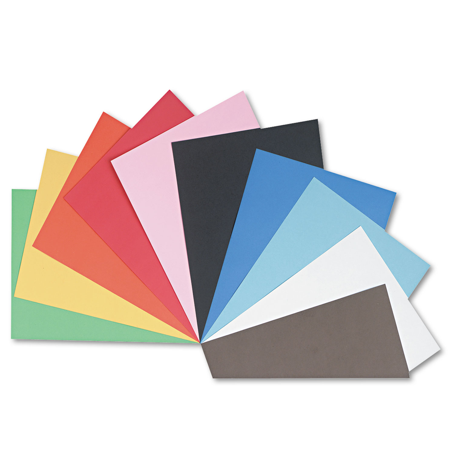  Pacon 103095 Tru-Ray Construction Paper, 76lb, 18 x 24, Assorted, 50/Pack (PAC103095) 