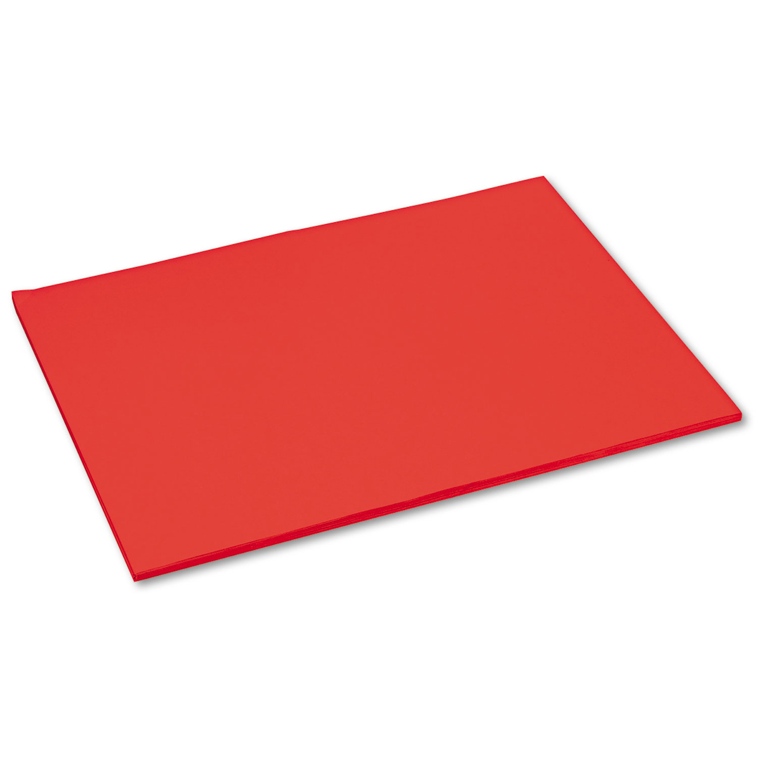 Tru-Ray Construction Paper, 76 lbs., 18 x 24, Festive Red, 50 Sheets/Pack