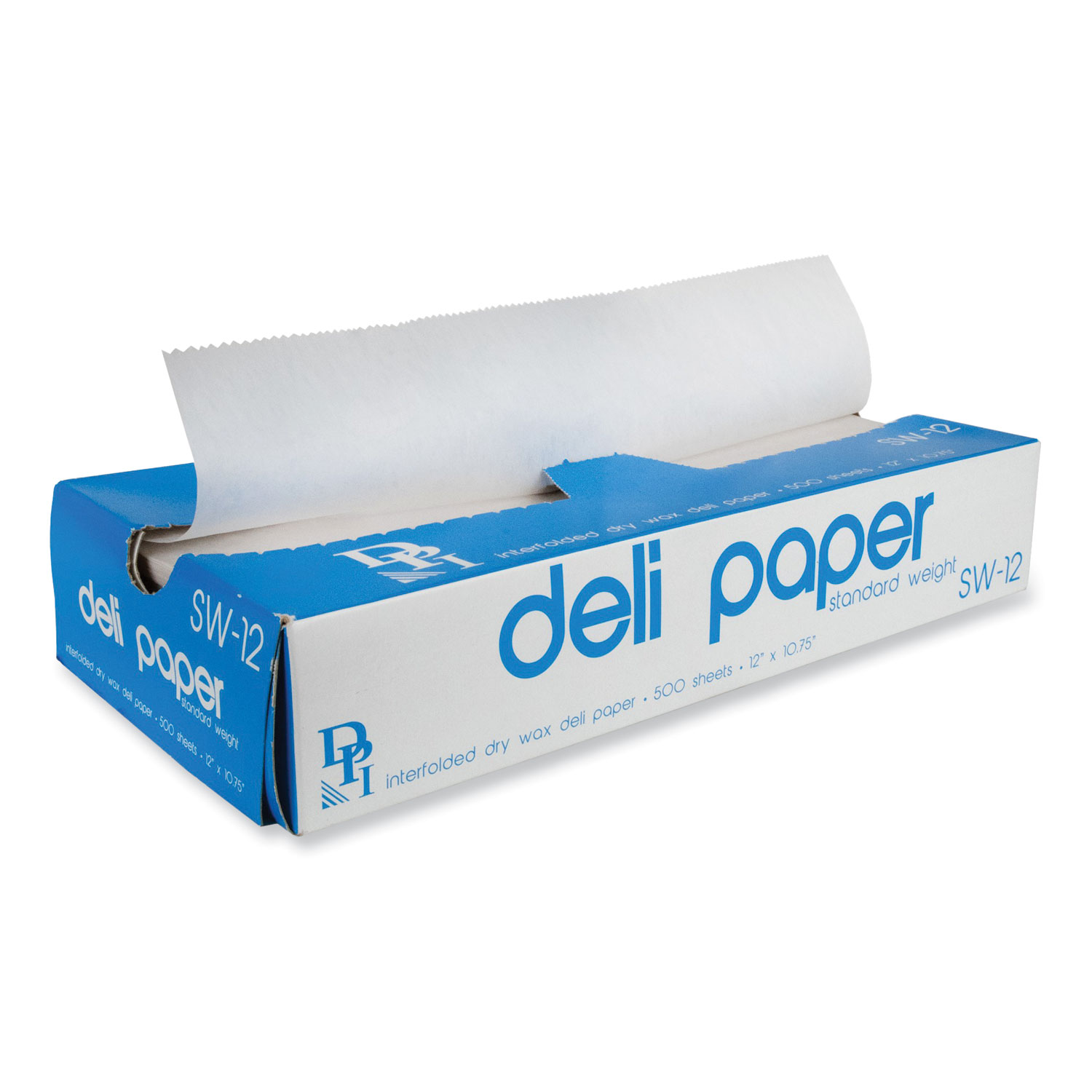 Durable Packaging SW-8 8 x 10 3/4 Interfolded Deli Wrap Wax