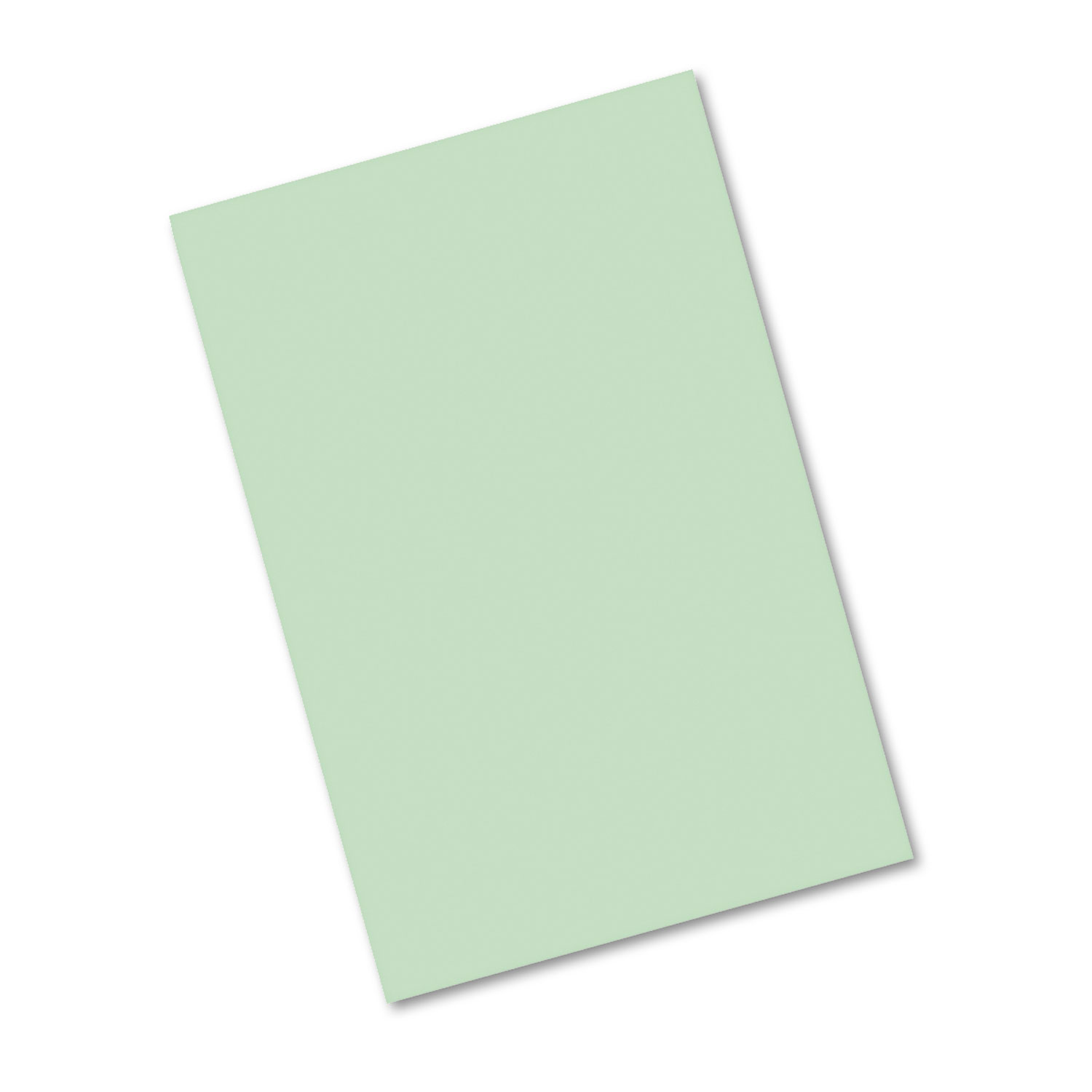 Riverside Construction Paper, 76 lbs., 12 x 18, Light Green, 50 Sheets/Pack