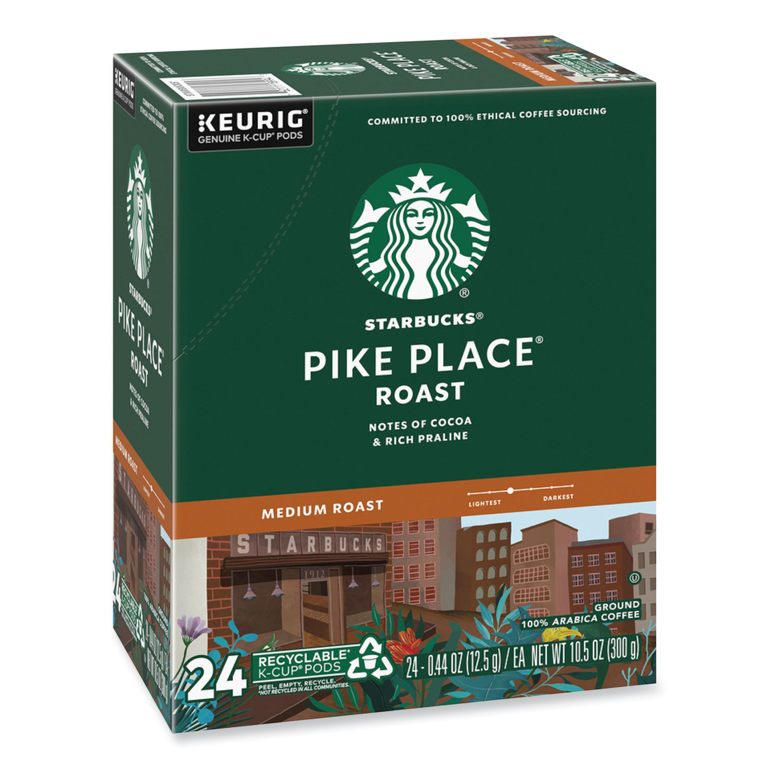 Pike Place Coffee KCups Pack, 24/Box OFFICE PROS