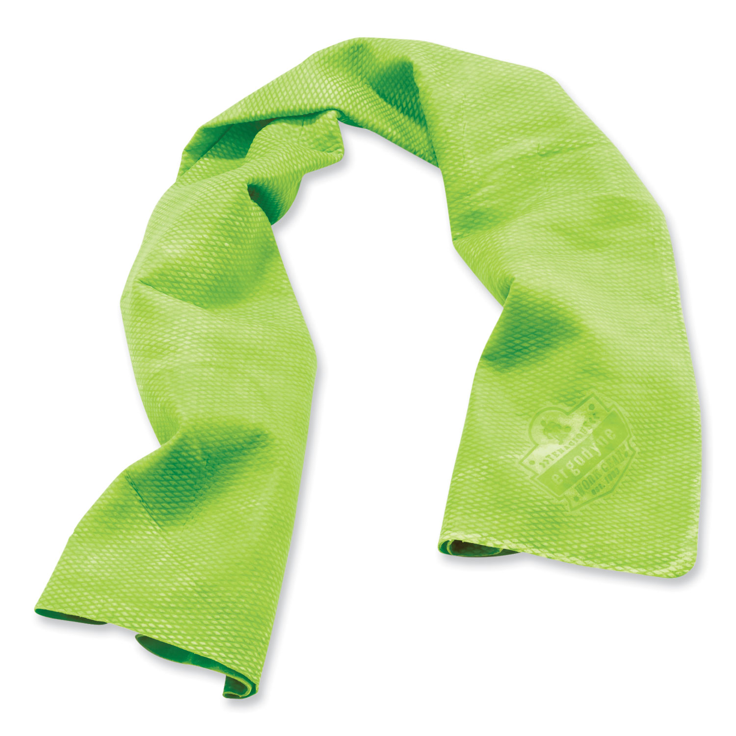 Chill-Its 6602 Evaporative PVA Cooling Towel, 29.5 x 13, One Size Fits Most, PVA, Hi-Vis Lime