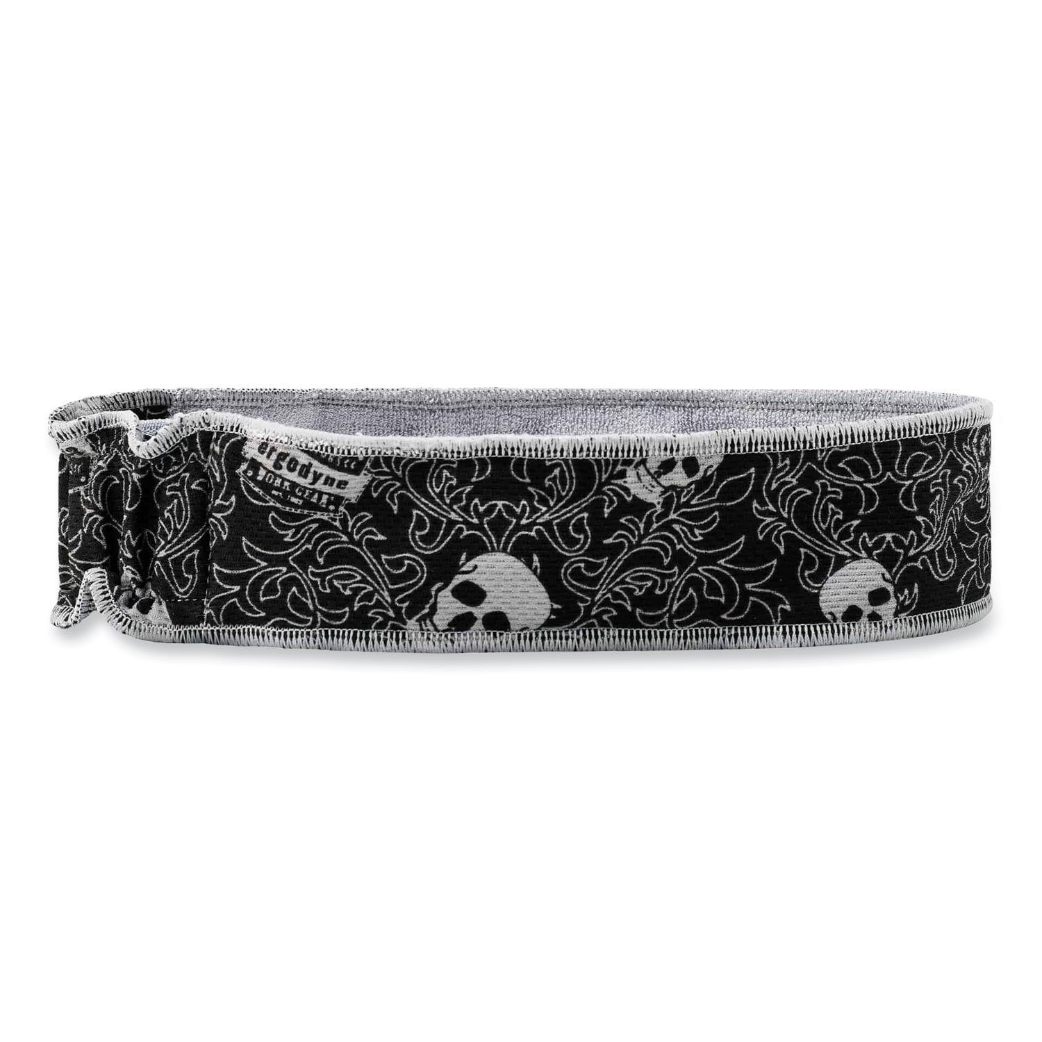 Chill-Its 6605 High-Performance Terry Cloth Sweatband, Cotton Terry Cloth, One Size Fits Most, Skulls