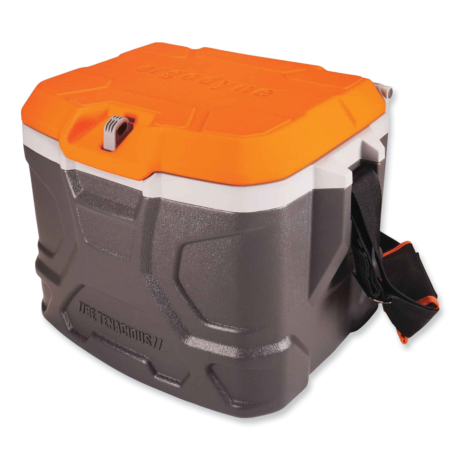 Chill-Its 5170 17-Quart Industrial Hard Sided Cooler, Orange/Gray