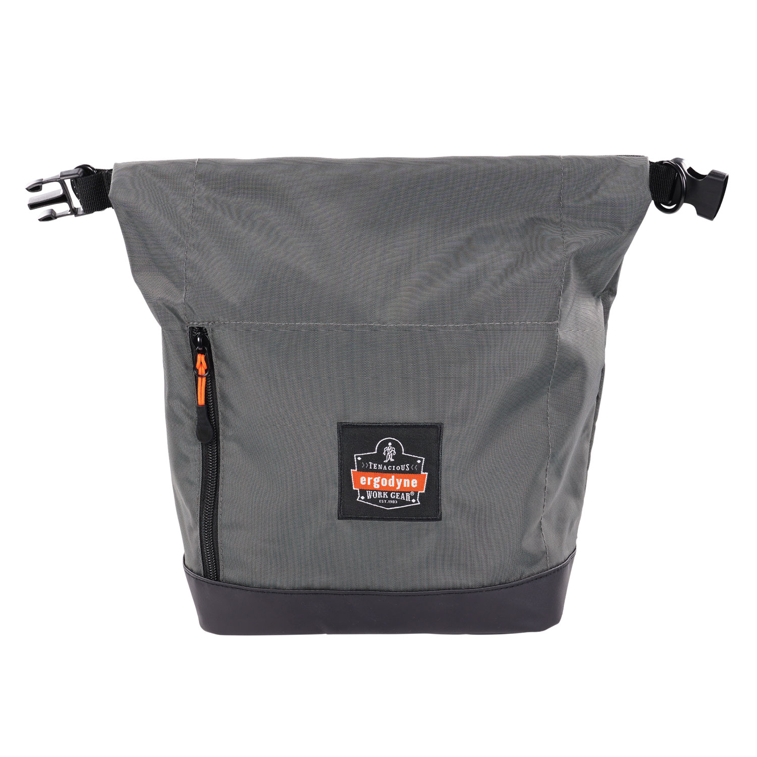 Arsenal 5186 Full Respirator Bag with Roll Top Closure, 7.5 x 13.5 x 13.5, Gray