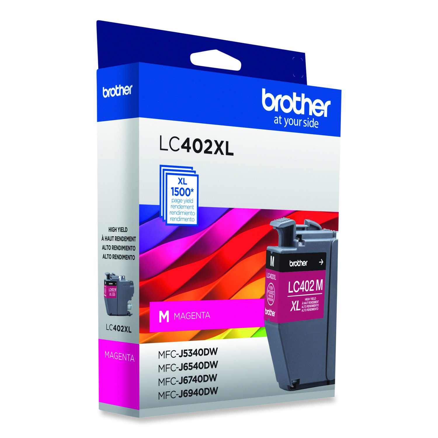 LC402XLMS High-Yield Ink, 1,500 Page-Yield, Magenta