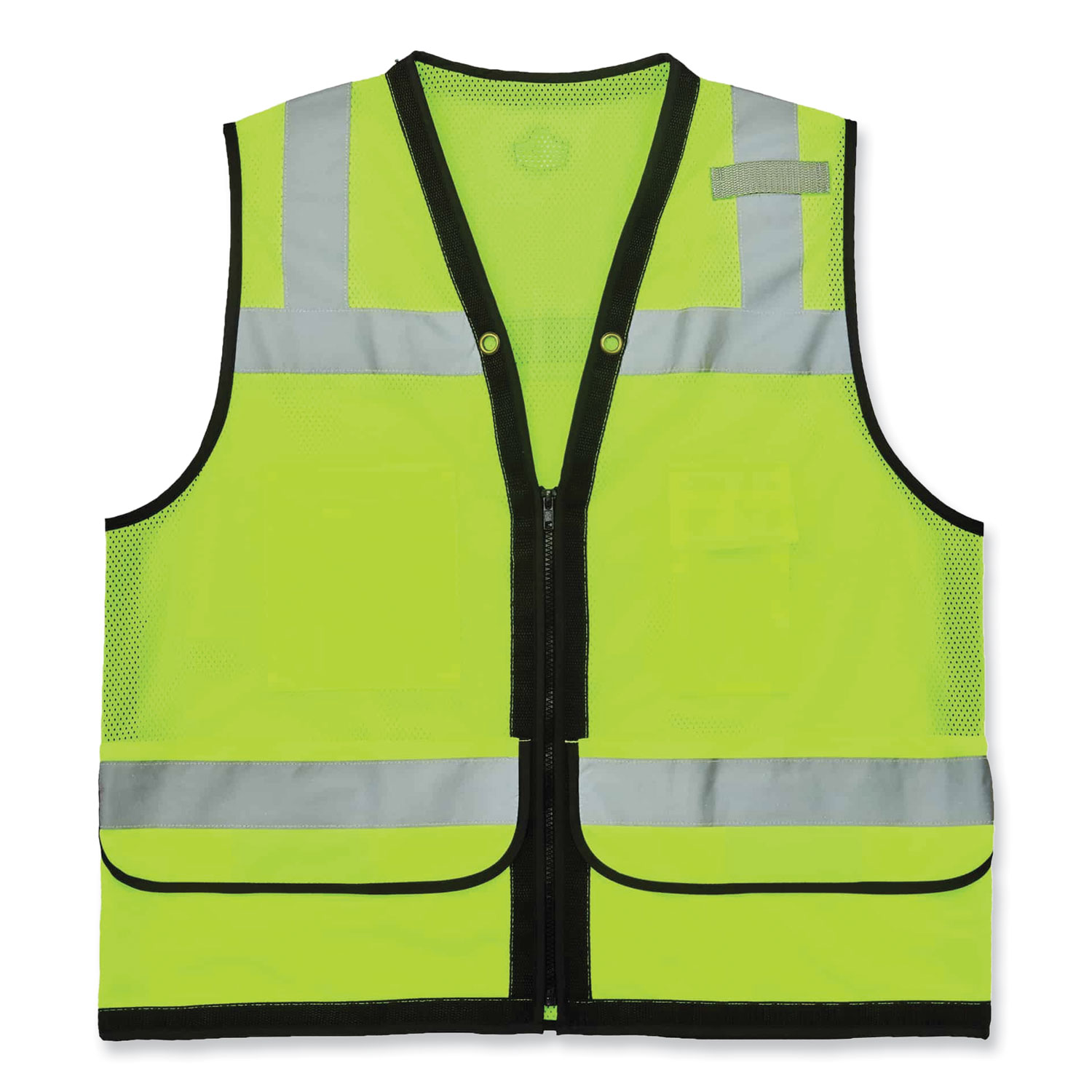 GloWear 8253HDZ Class 2 Heavy-Duty Mesh Surveyors Vest, Polyester, Small/Medium, Lime