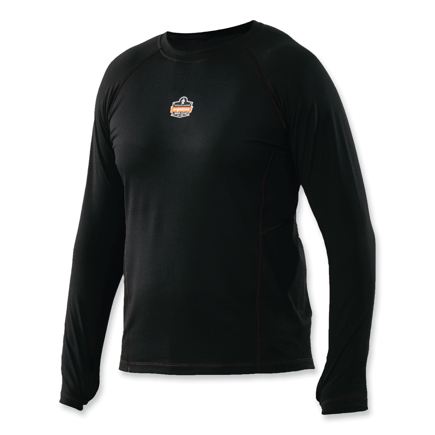 N-Ferno 6435 Midweight Long Sleeve Base Layer Shirt, Medium, Black