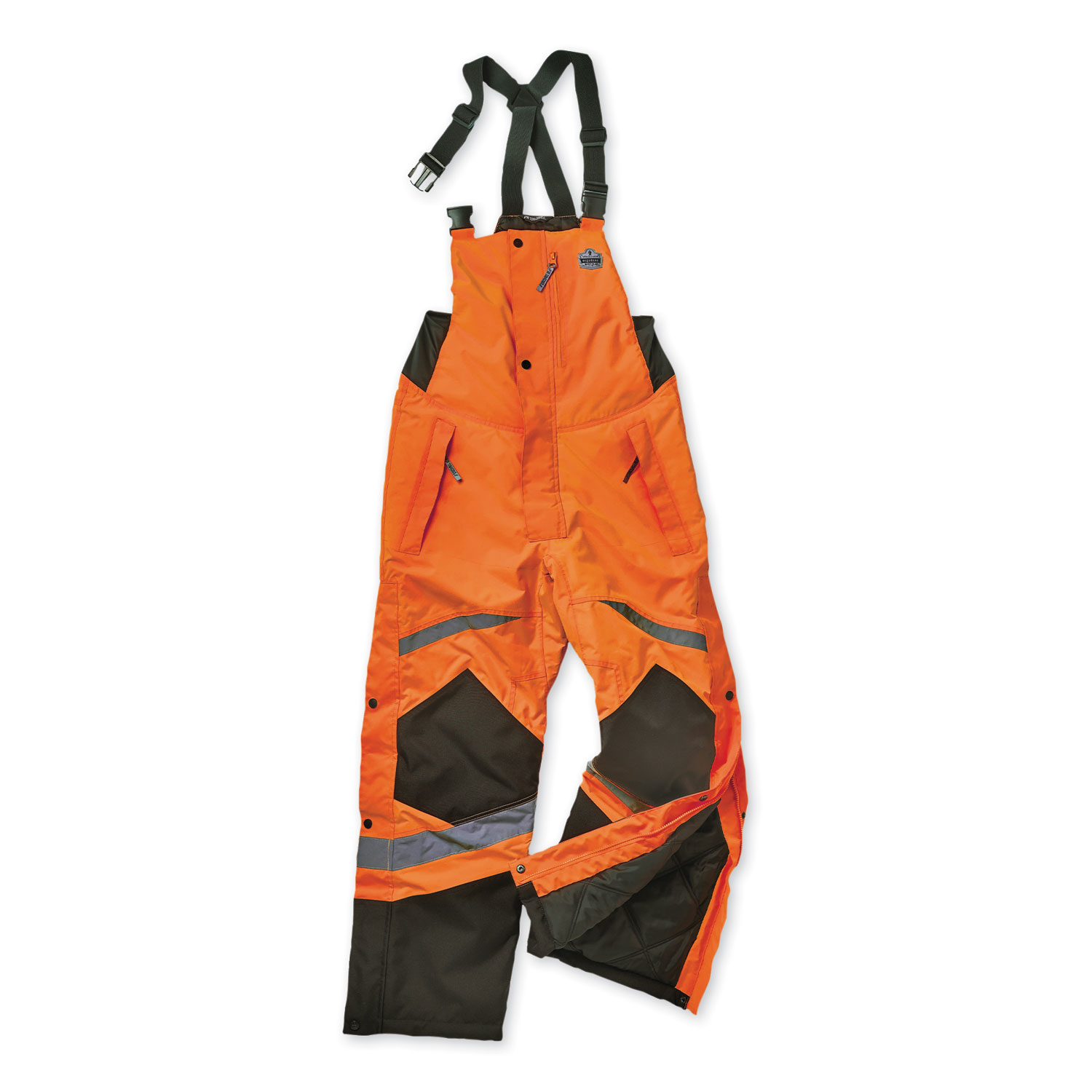 GloWear 8928 Class E Hi-Vis Insulated Bibs, 3X-Large, Orange