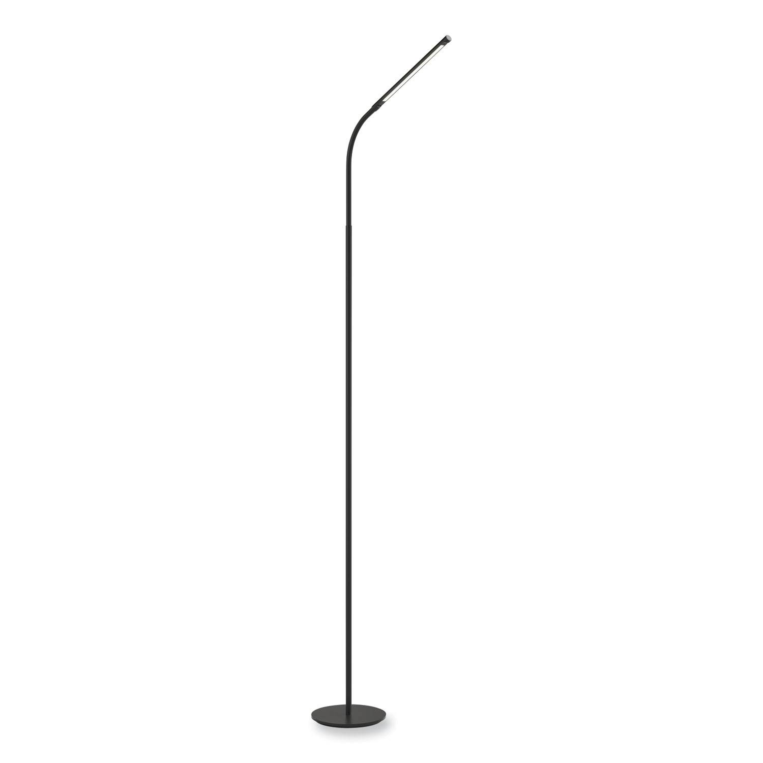 Resi LED Floor Lamp, Gooseneck, 60″ Tall, Black