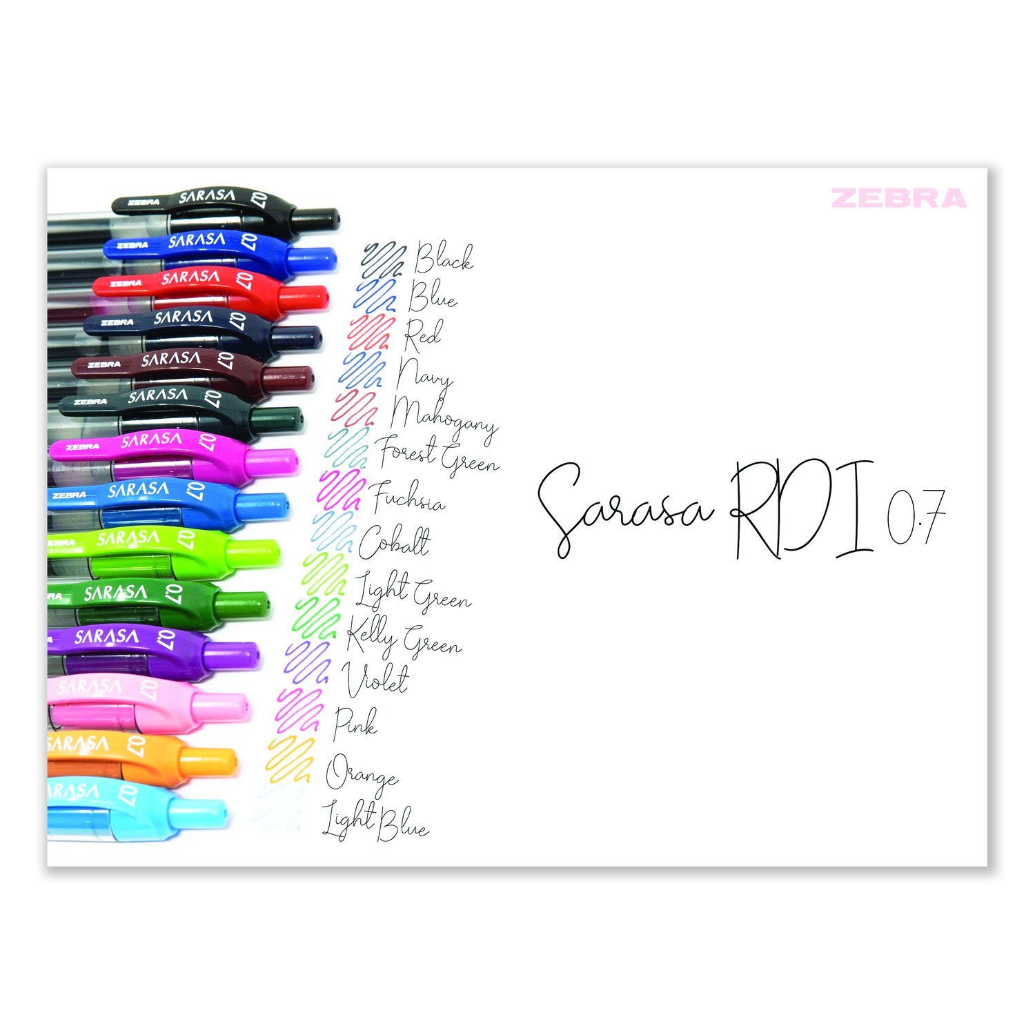 Zebra Pen Sarasa Bold Gel Retractable Pen - Bold Pen | Beach Audio