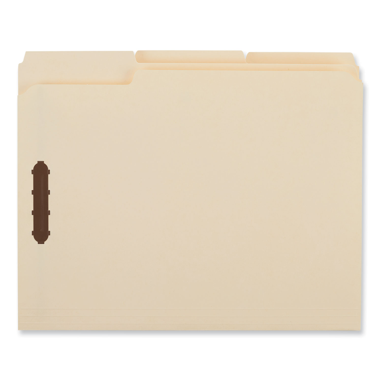 50/Box 2 Fasteners Universal 13420 Deluxe Reinforced Top Tab Folders Manila Letter 1/3 Tab 