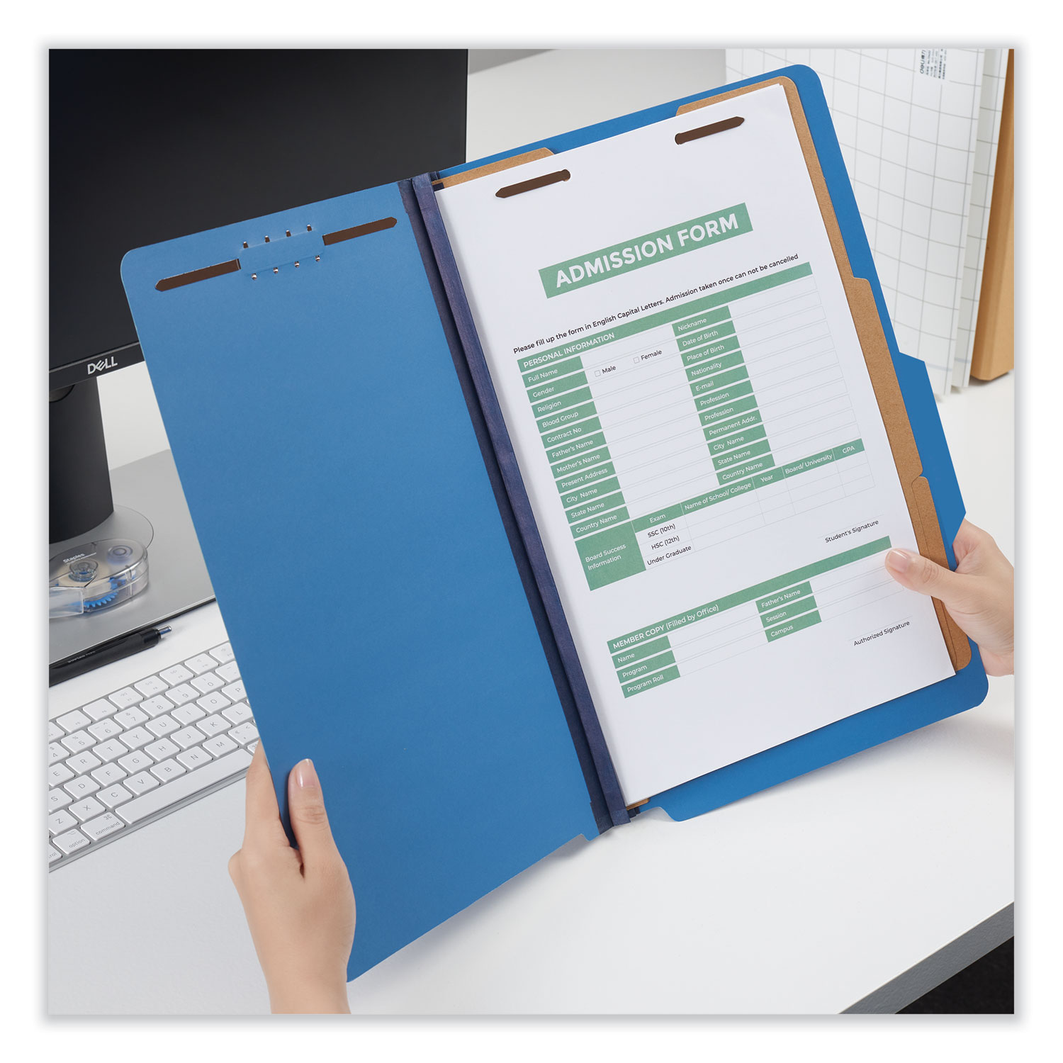 UNV10311 Universal® Classification Folders - Zuma