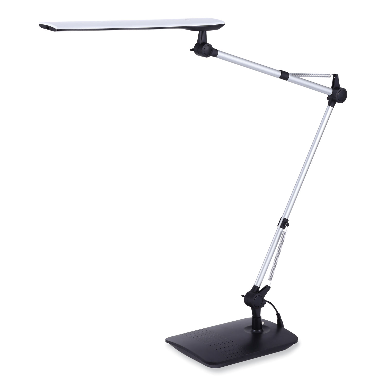 Bostitch® Dual Swing Arm Dimmable Desk Lamp, 19.69 High, Black