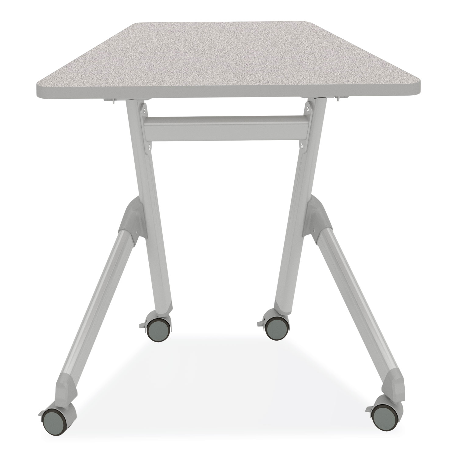 Learn Nesting Trapezoid Desk, 32.83″ x 22.25″ to 29.5″, Gray