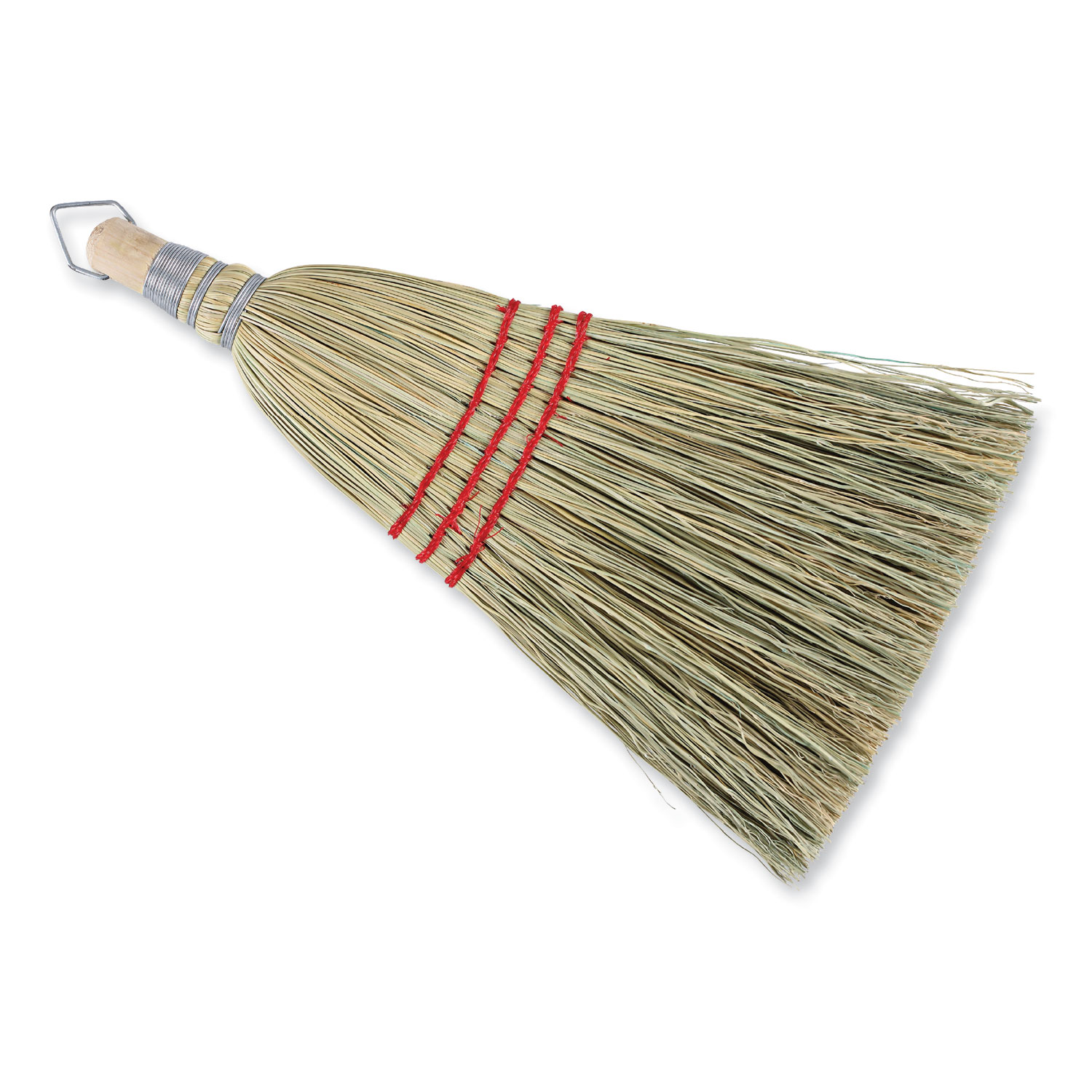 Rubbermaid Commercial Products Heavy-Duty Dustpan, Charcoal Color &  Commercial 12 Inch Corn Whisk Broom, Yellow, Flagged Natural Bristles