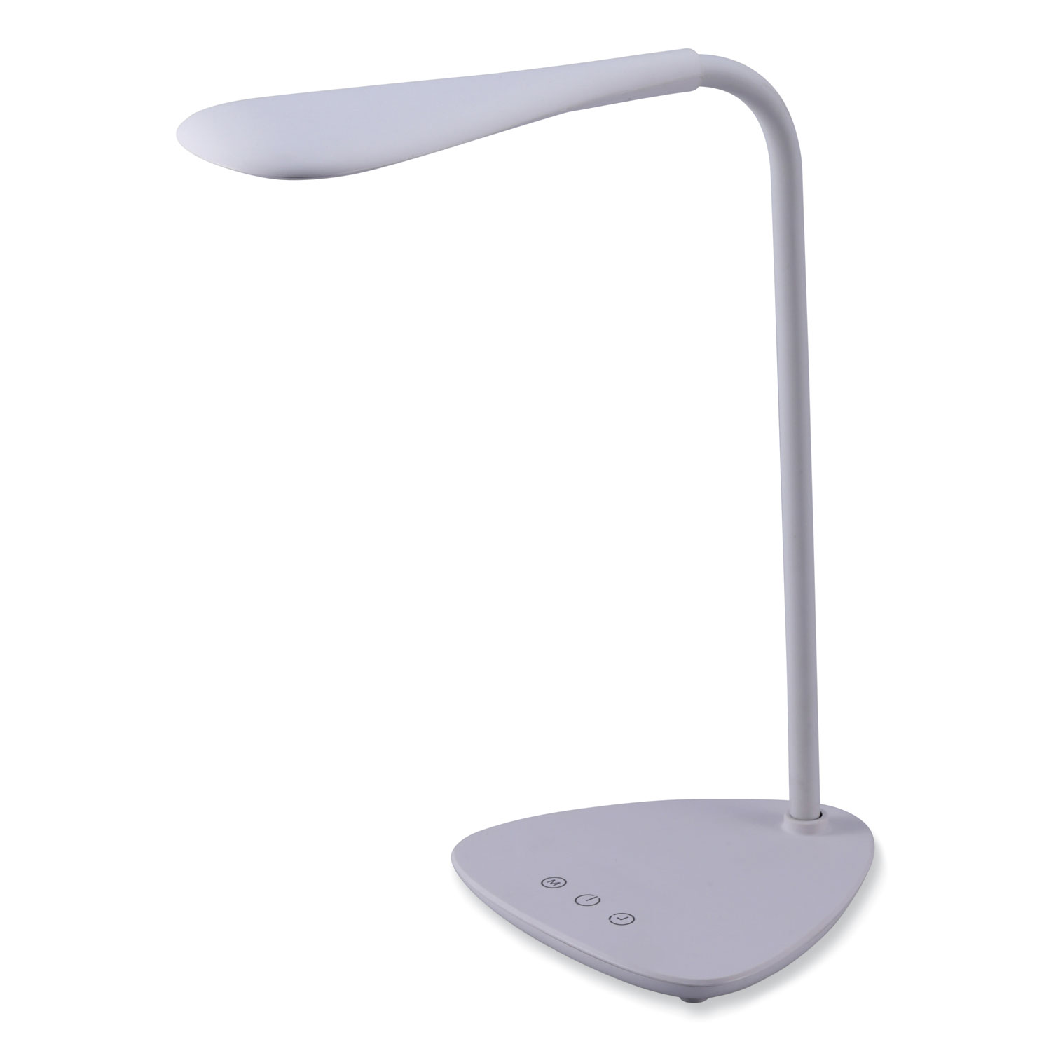 BLACK+DECKER Battery LED Dimmable Desk Lamp with Adjustable Color Temperature, 12.6 High, White