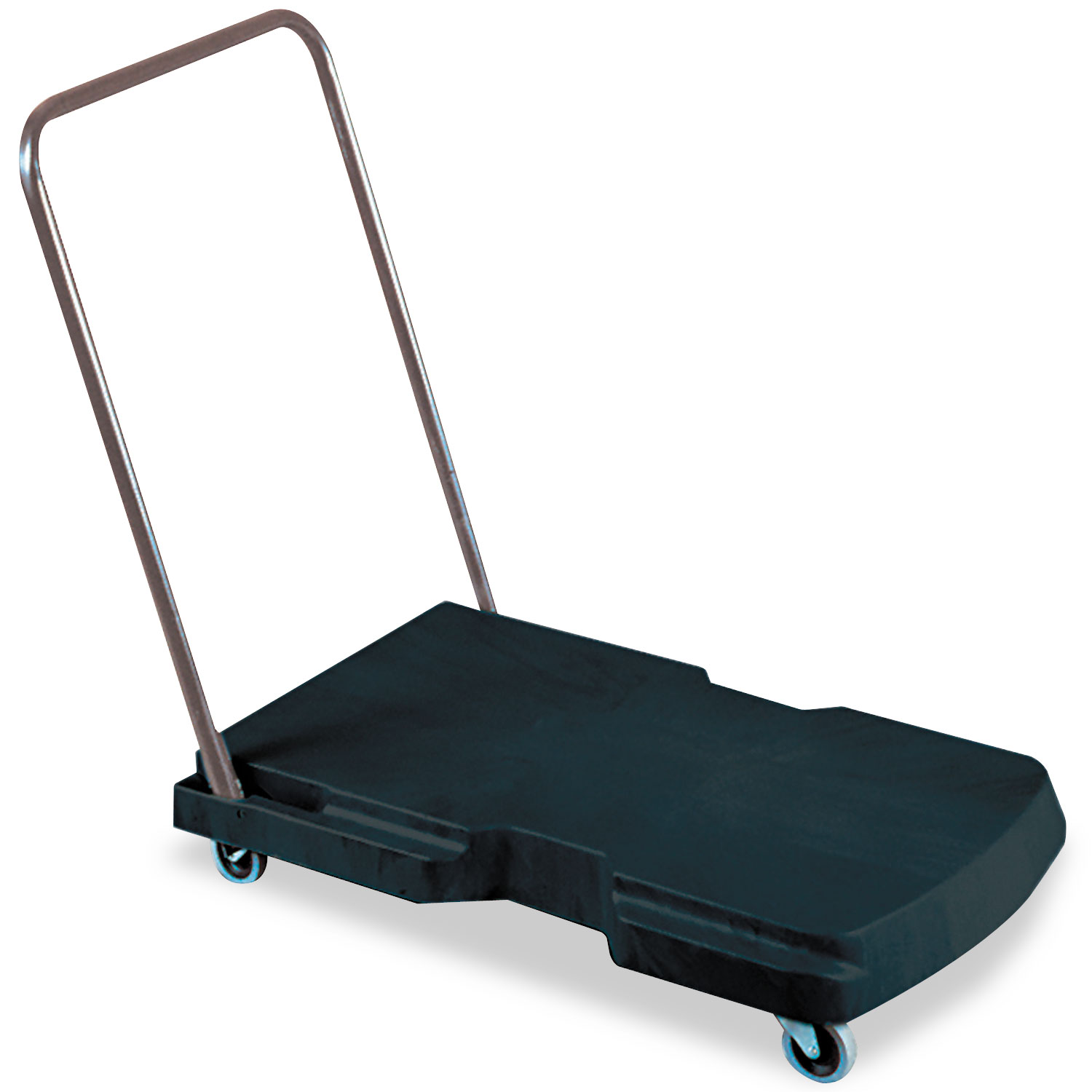 Utility-Duty Home/Office Cart, 250 lb Capacity, 20 1/2 x 32 1/2 Platform, BK