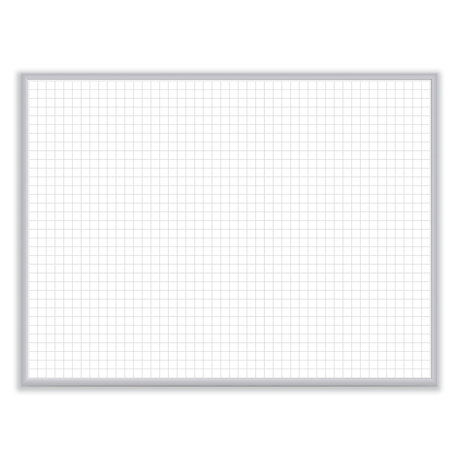 Non-Magnetic Whiteboard with Aluminum Frame, 24″ x 17.81″, White Surface, Satin Aluminum Frame