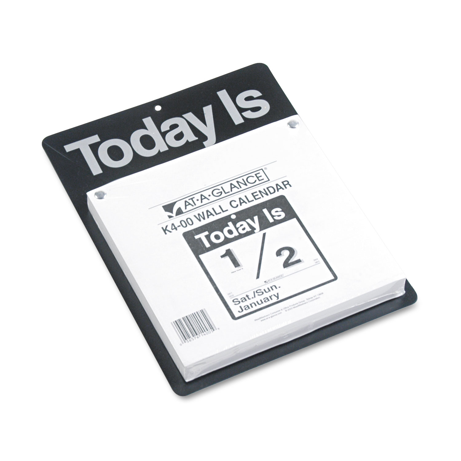Today Is Wall Calendar, 9 3/8 x 12, White, 2018