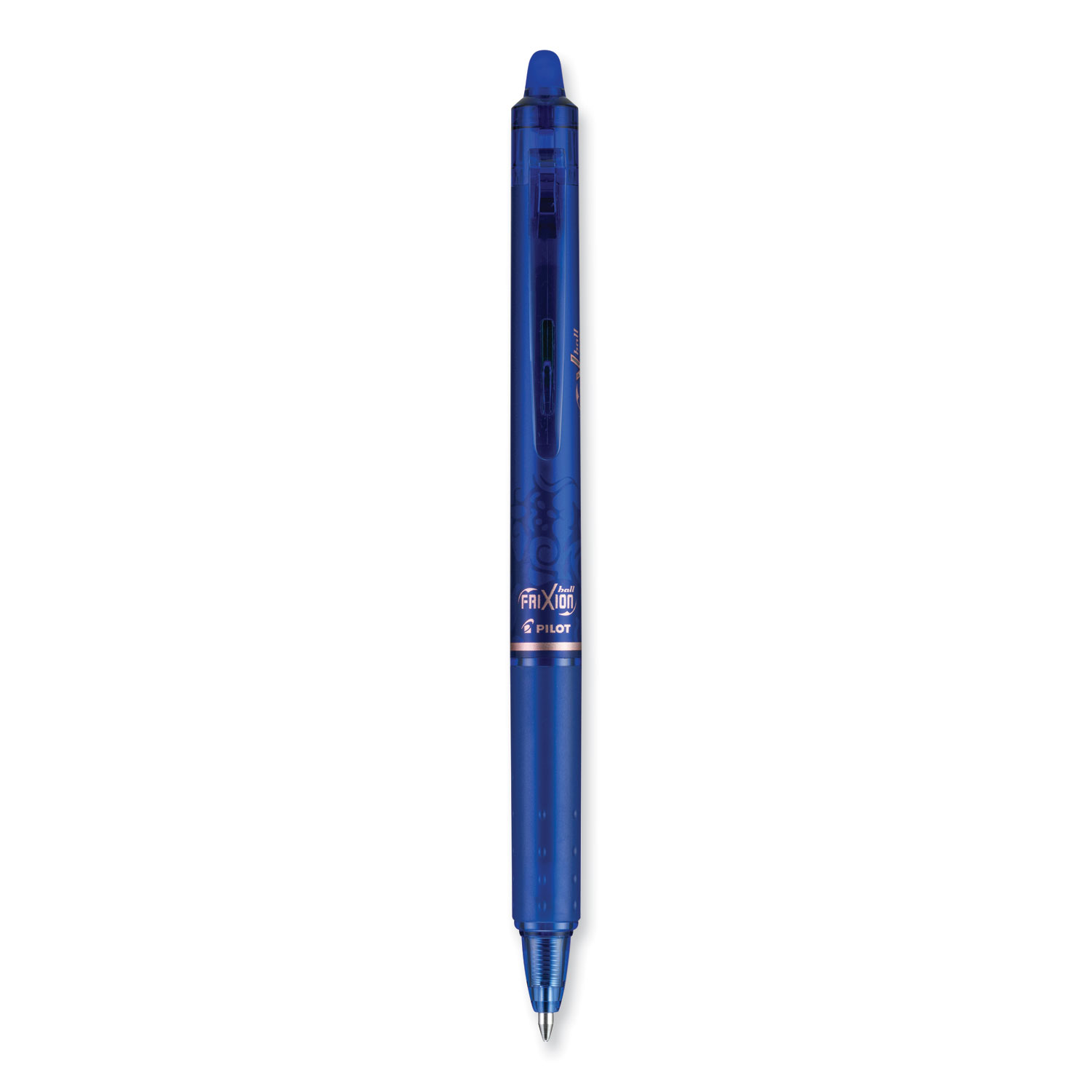Pilot Frixion Clicker Retractable Erasable Rollerball, 0.7 mm Tip -  Black/Blue/Red, Pack of 3