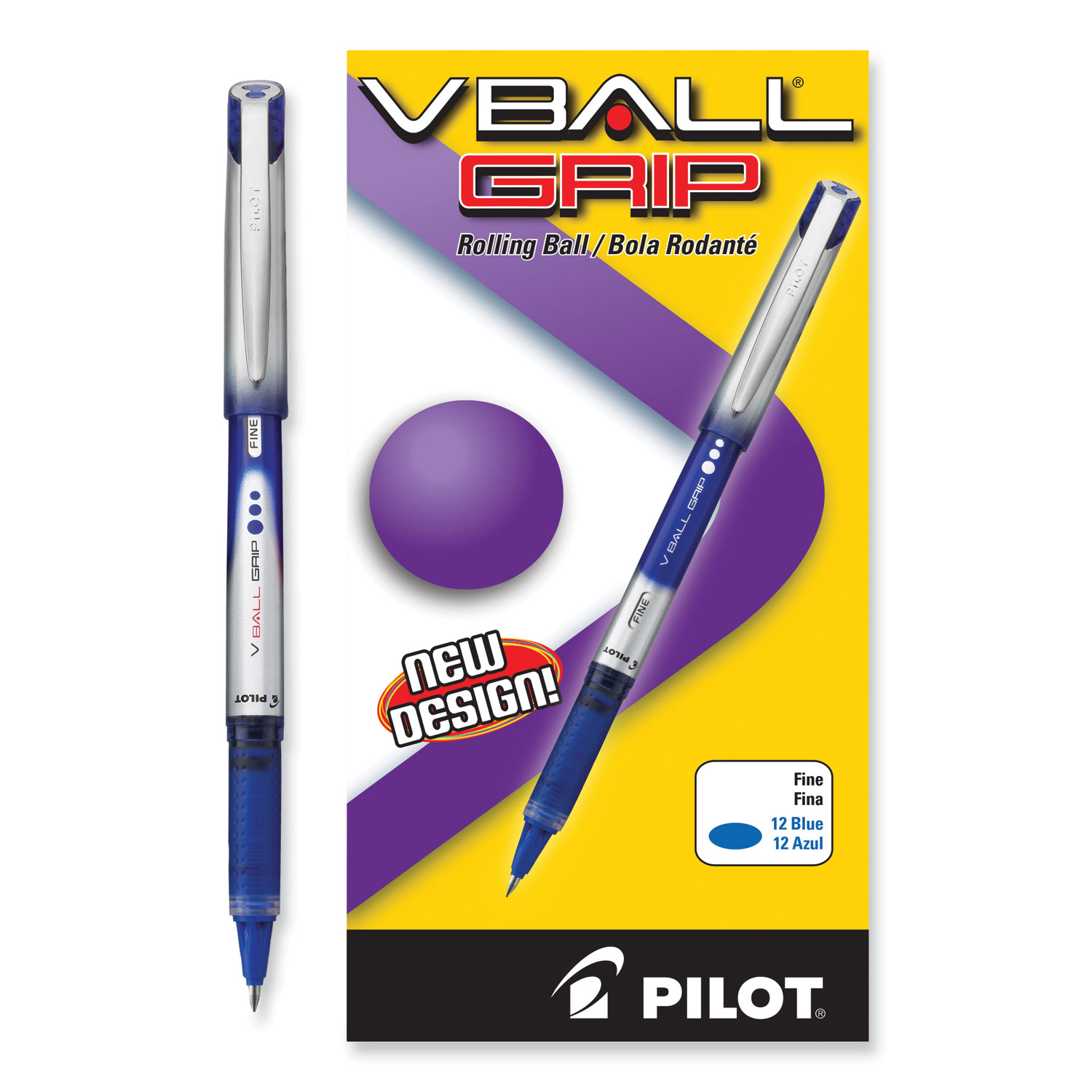 V Razor Point Liquid Ink Porous Point Pen, Stick, Extra-Fine 0.5 mm, Blue  Ink, Gray/Translucent Blue Barrel, Dozen - BOSS Office and Computer Products