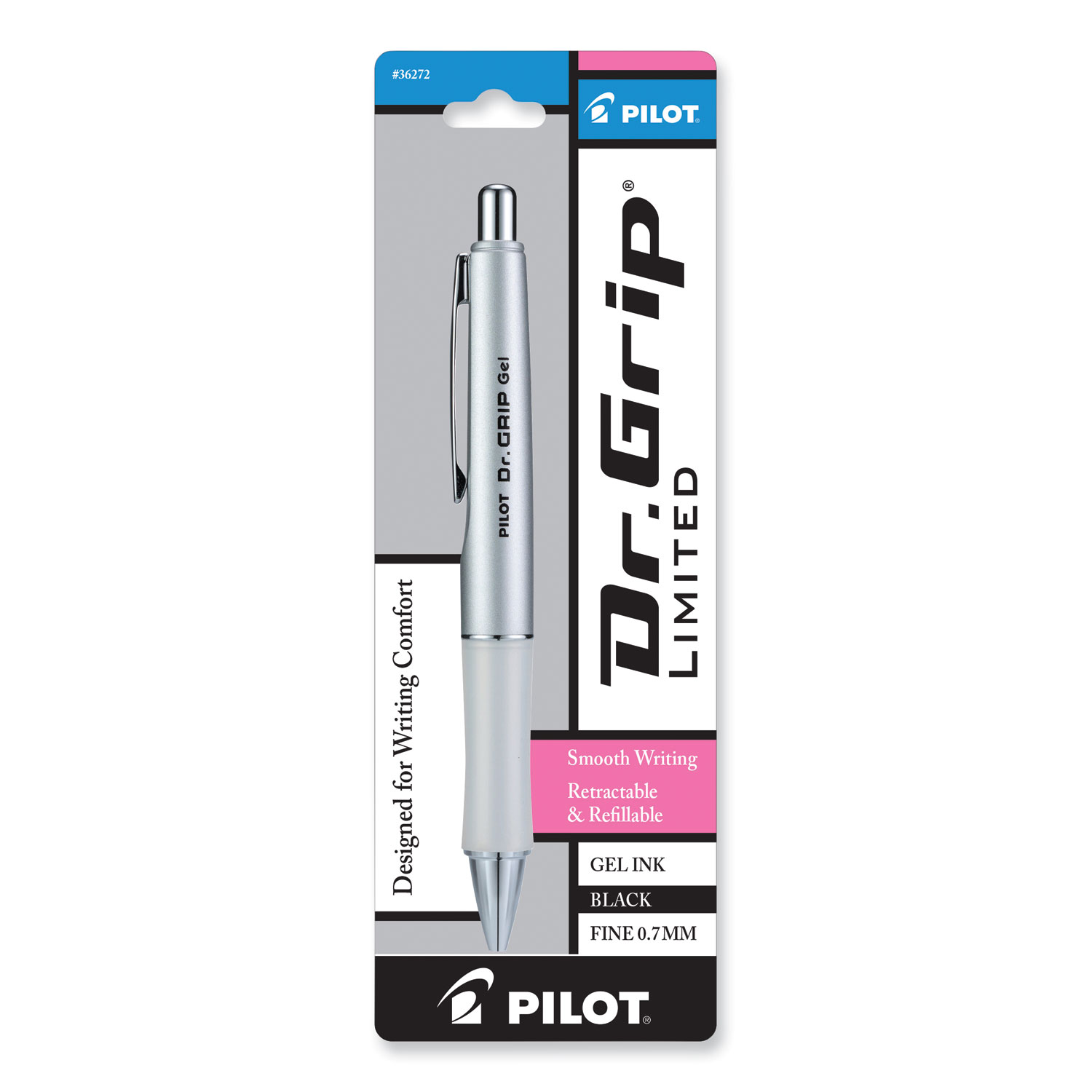 Pilot G2 Fine 0.7 mm Black Ink Gel Pens 4 ea