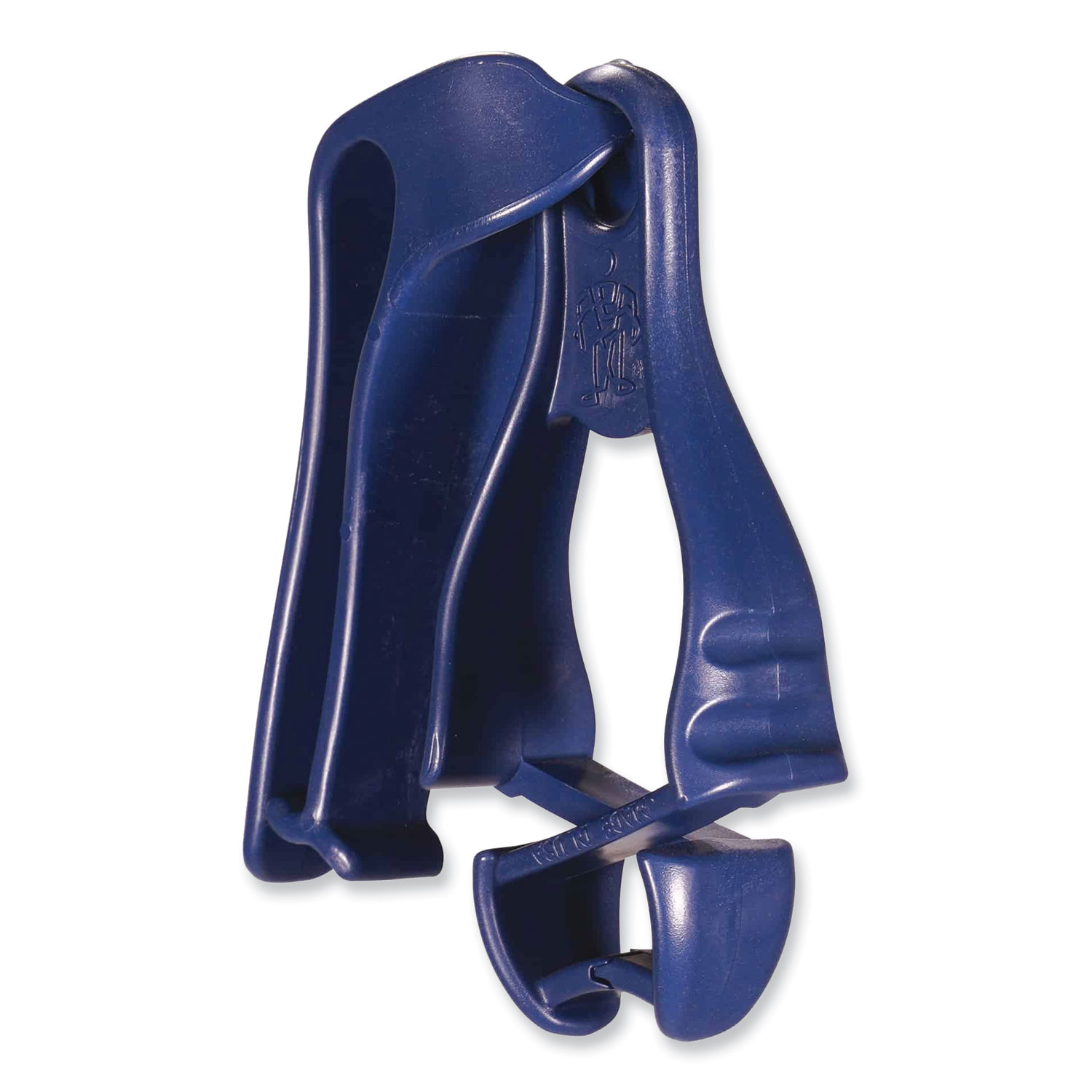 Squids 3405MD Metal Detectable Belt Clip Glove Clip Holder, 1 x 1 x 6, Acetal Copolymer, Deep Blue