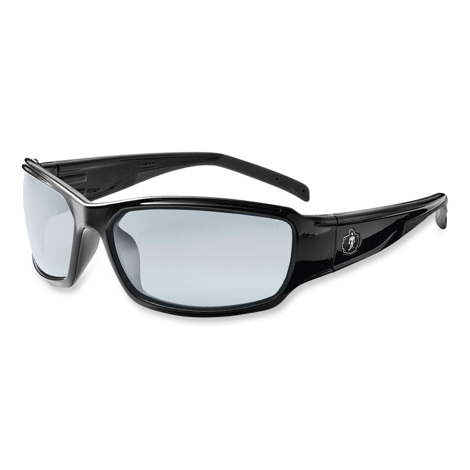 Skullerz Thor Safety Glasses, Black Nylon Impact Frame, AntiFog Indoor/Outdoor Polycarbonate Lens