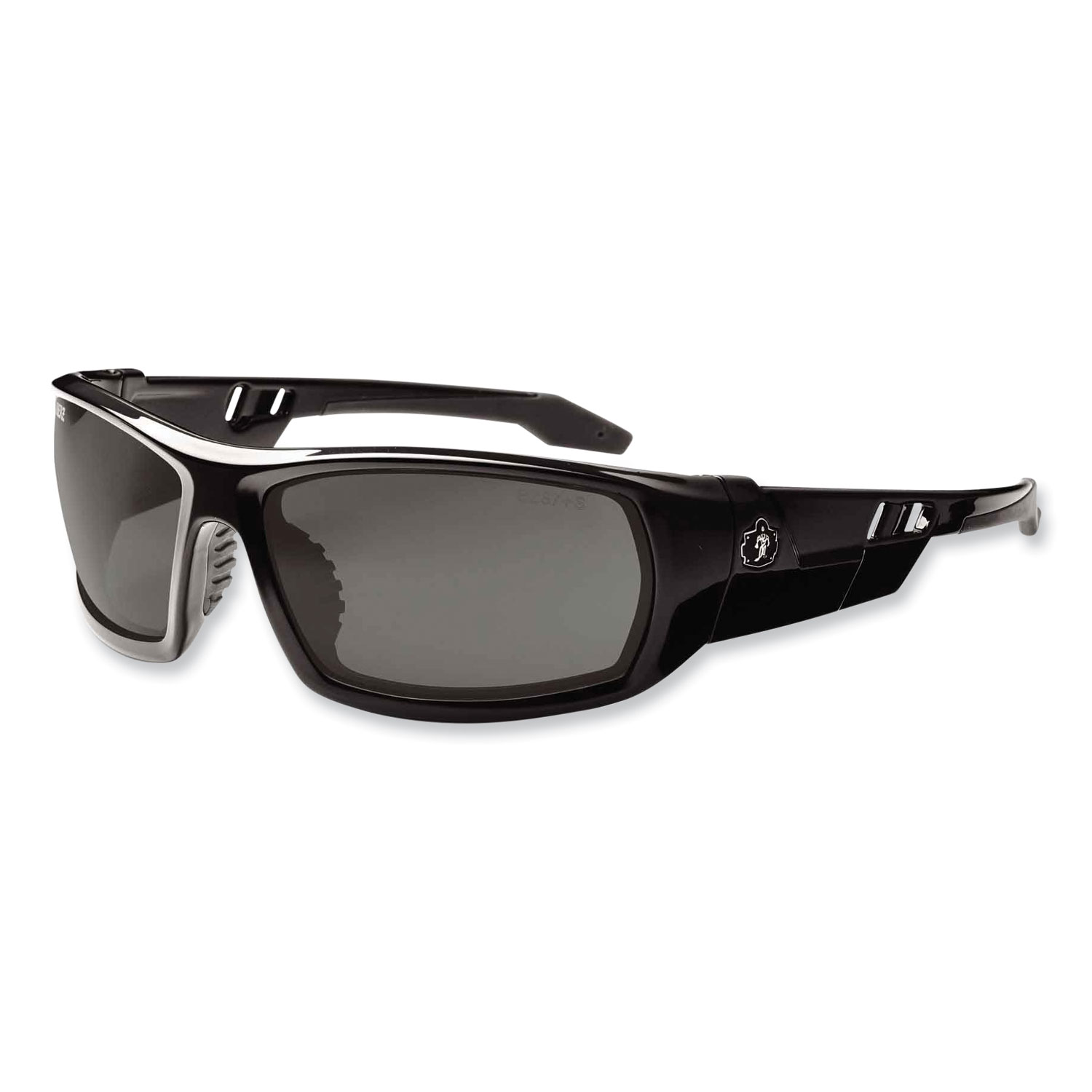 ergodyne® Skullerz Odin Safety Glasses, Black Nylon Impact Frame, Polarized Smoke Polycarbonate Lens