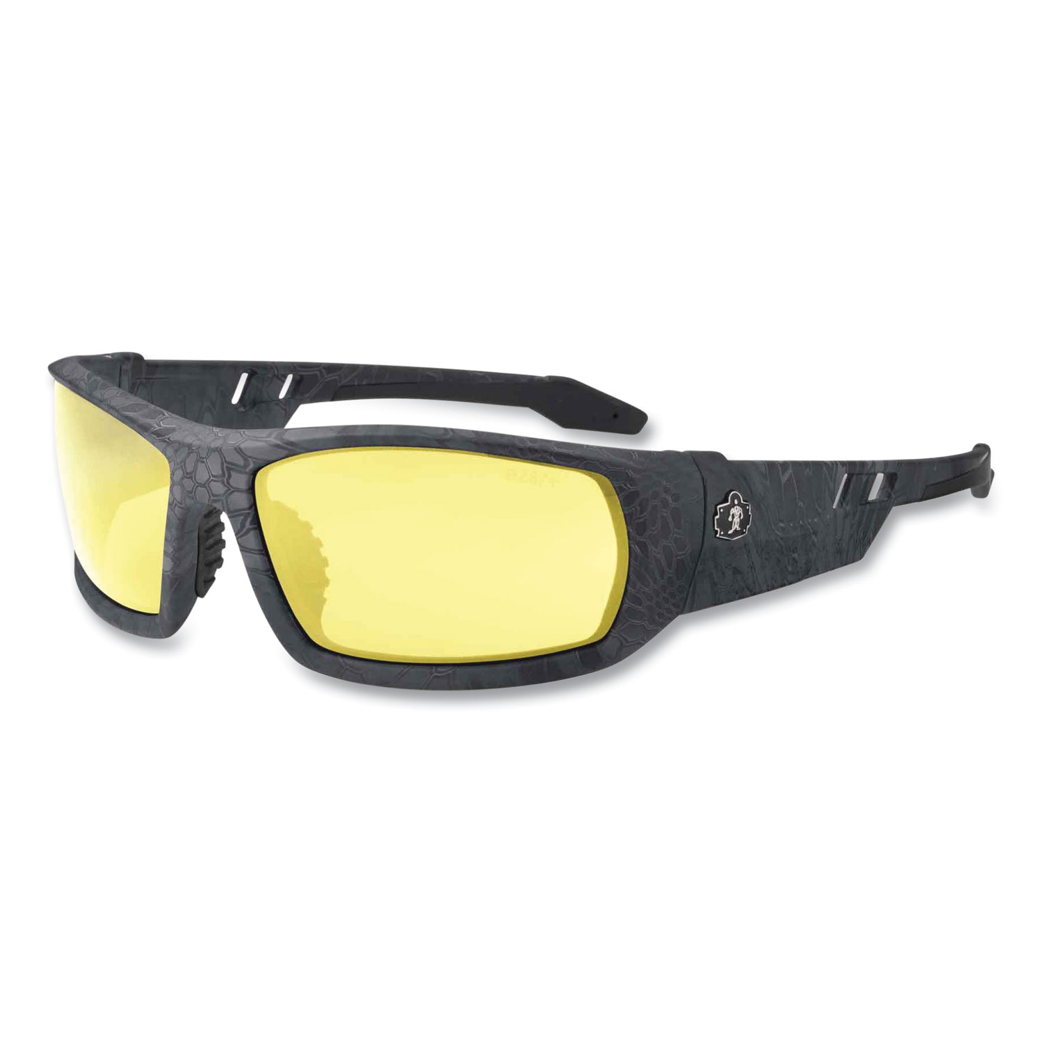 ergodyne® Skullerz Odin Safety Glasses, Kryptek Typhon Nylon Impact Frame, Yellow Polycarbonate Lens