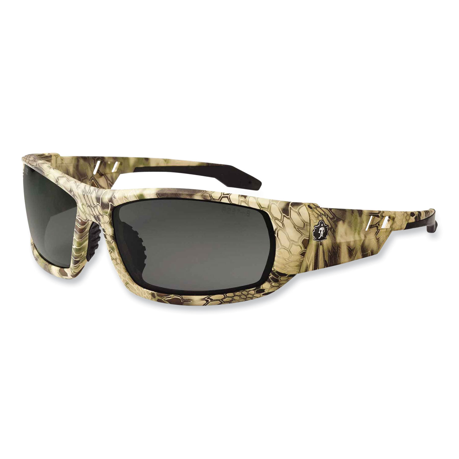 ergodyne® Skullerz Odin Safety Glasses, Kryptek Highlander Nylon Impact Frame, Polarized Smoke Lens