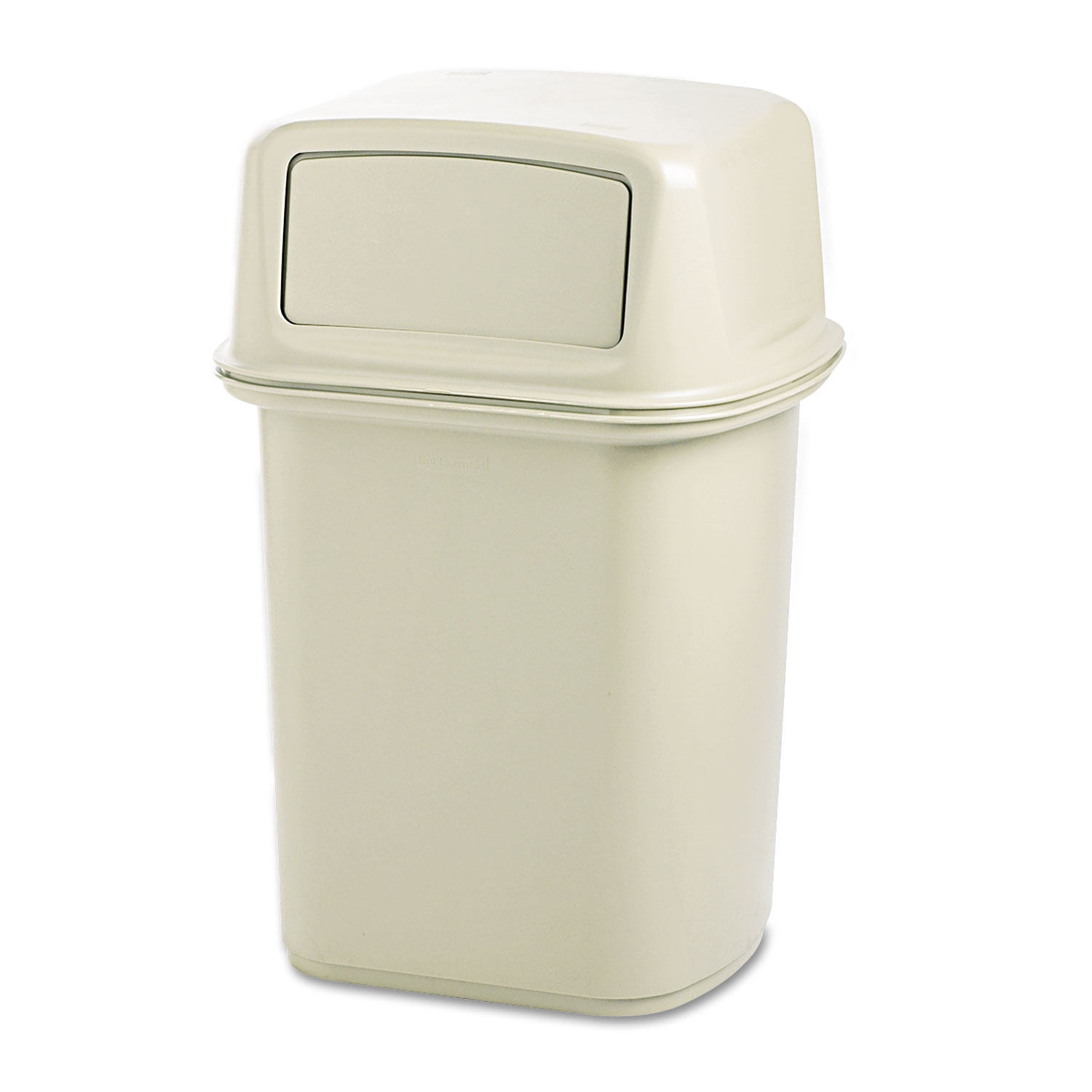  Rubbermaid Commercial FG917188BEIG Ranger Fire-Safe Container, Square, Structural Foam, 45 gal, Beige (RCP917188BG) 