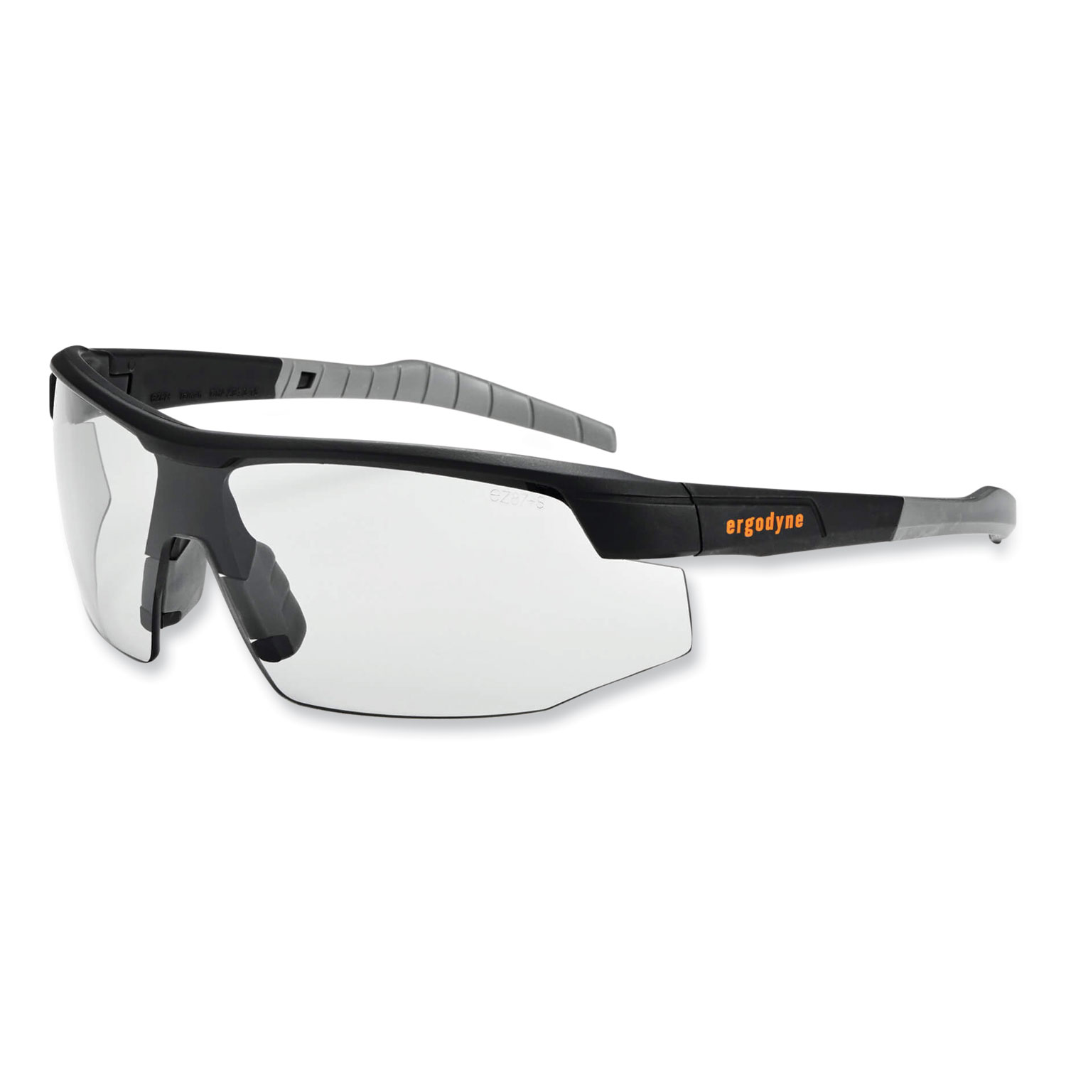 Skullerz Skoll Safety Glasses, Black Nylon Impact Frame, Anti-Fog, Indoor/Outdoor Polycarbonate Lens