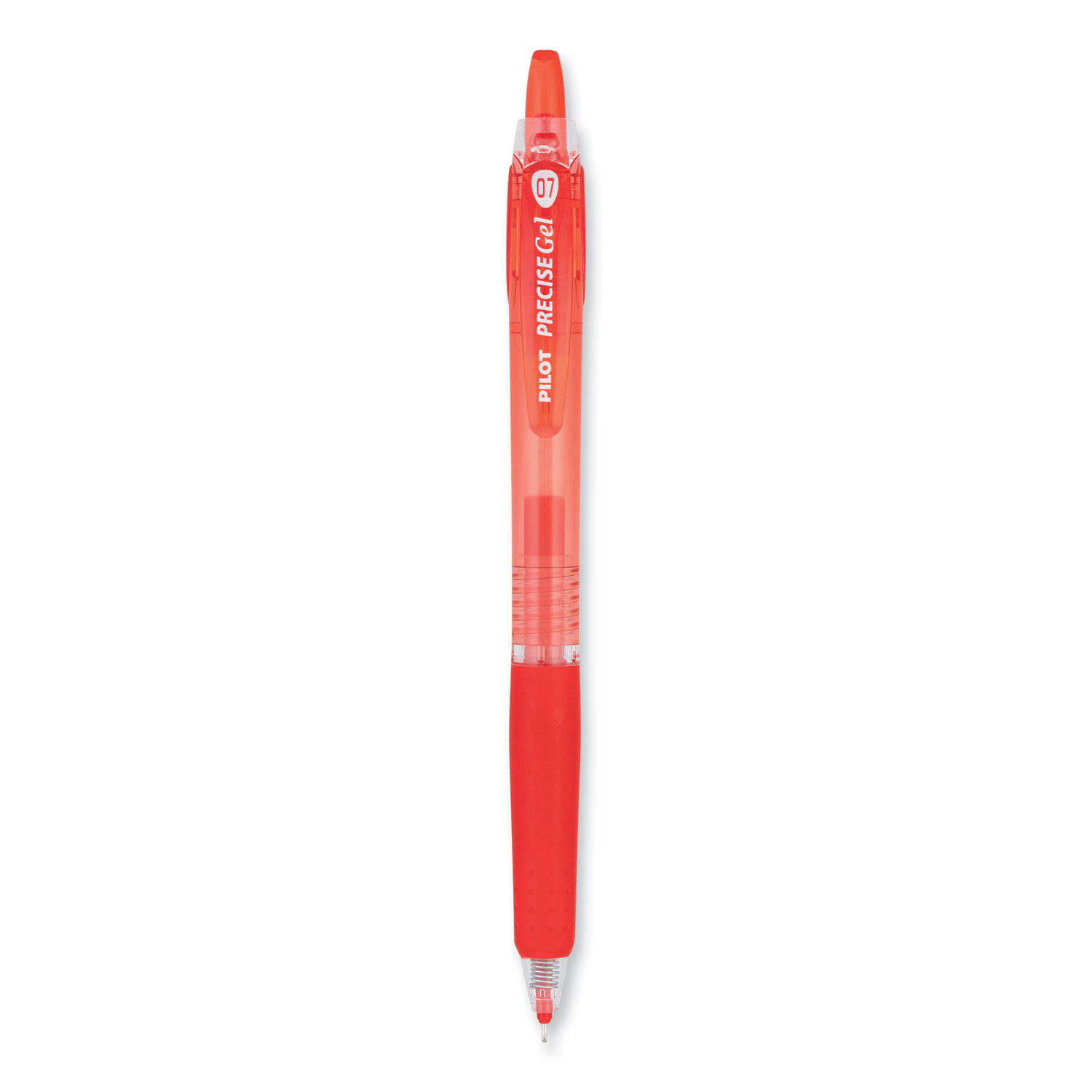 Precise Gel BeGreen Gel Pen, Retractable, Fine 0.7 mm, Red Ink