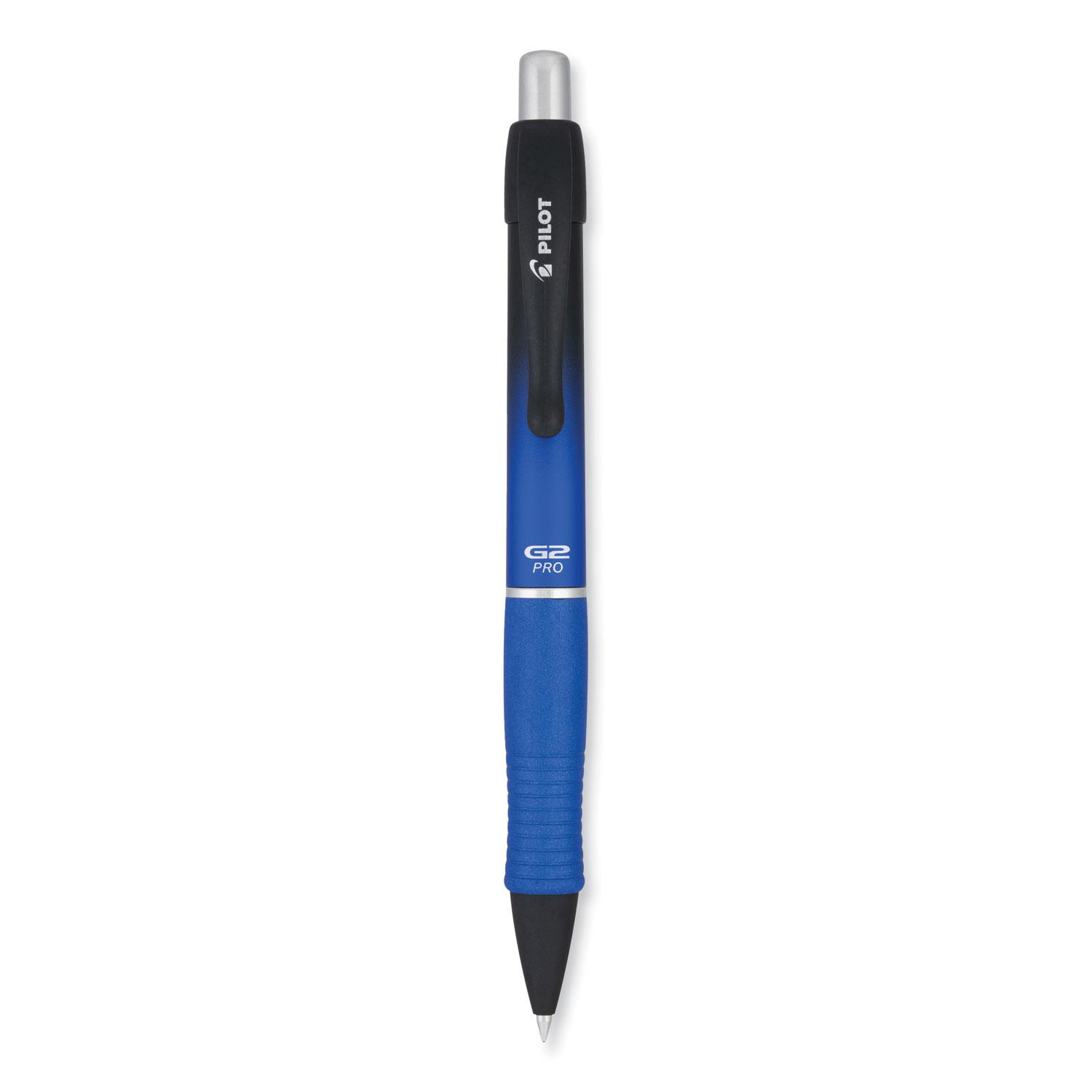 G2 Pro Gel Pen, Retractable, Fine 0.7 mm, Black Ink, Blue Barrel