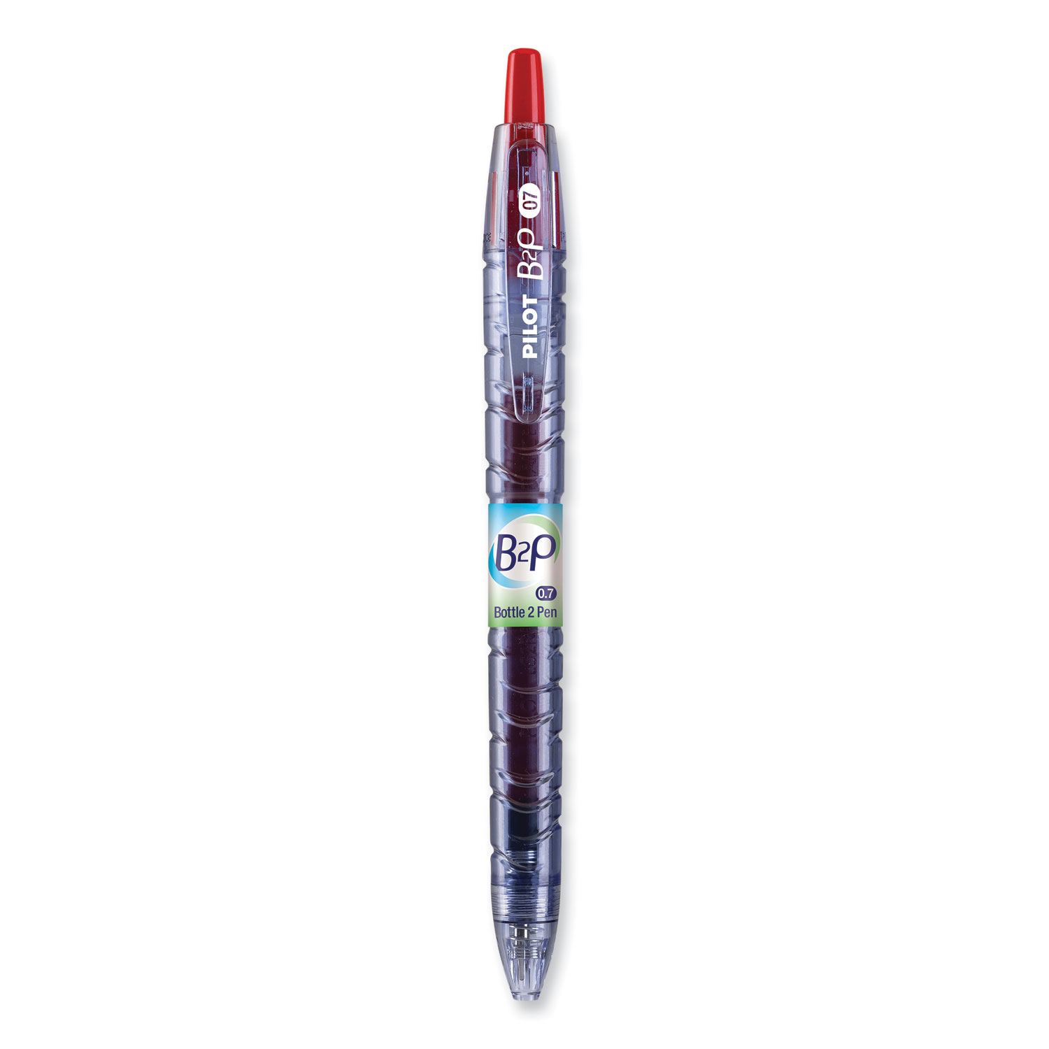Pilot B2P Pens, Gel Roller, Fine/0.7 mm, Blue Ink - 2 pens